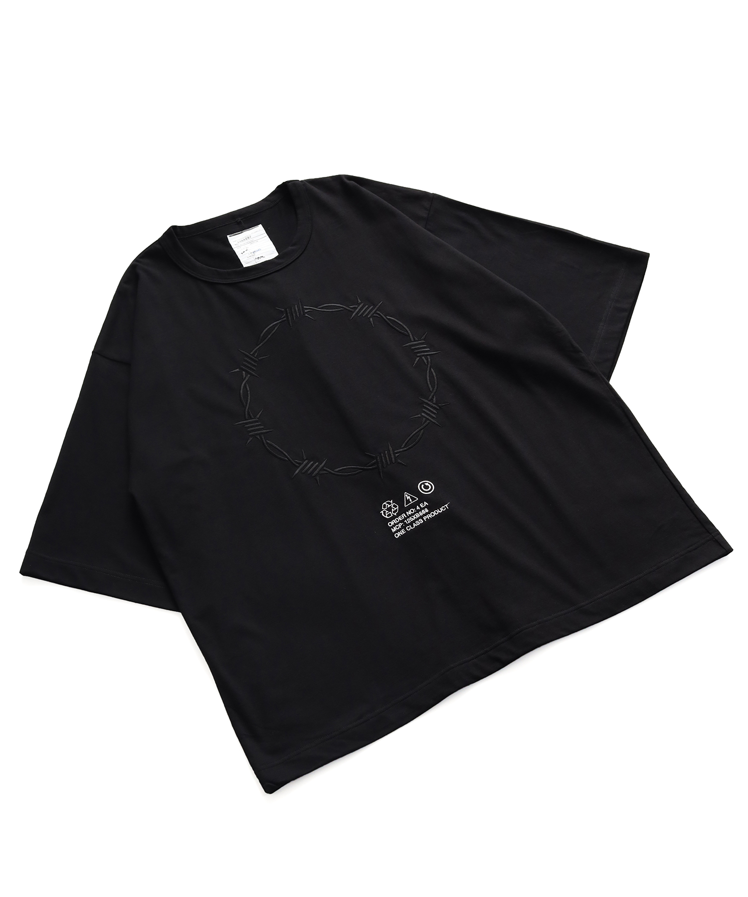 SHAREEF ’BARBED WIRE’emb. S/S BIG T SHAREEF ONLINE SHOP / 