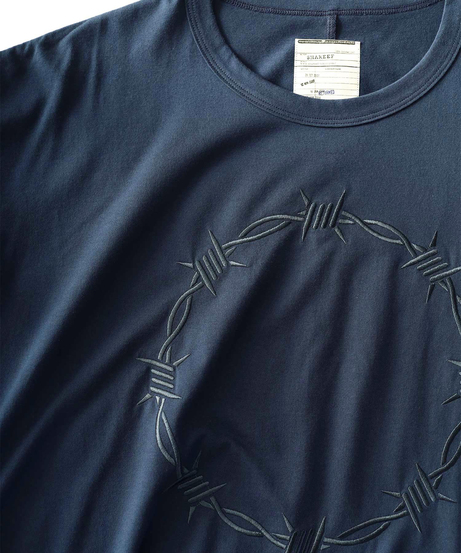SHAREEF ’BARBED WIRE’emb. S/S BIG T SHAREEF ONLINE SHOP / 