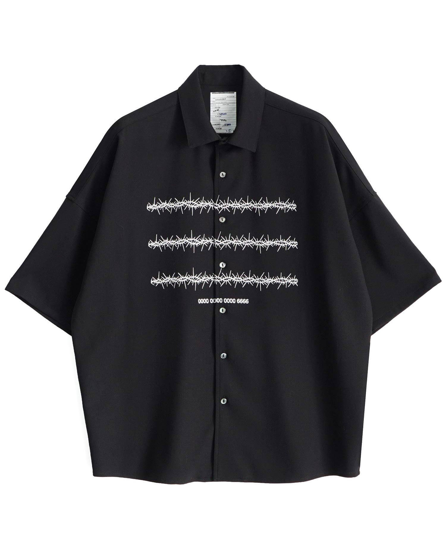 "BARBED WIRE"emb. S/S SHIRTS