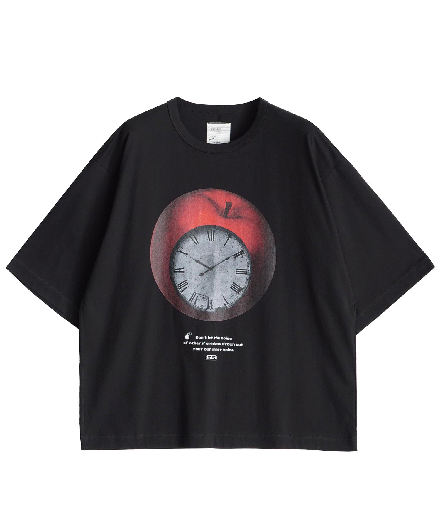 SHAREEF シャリーフ　オーバーサイズ　Tシャツ　APPLE りんご SHAREEF シャリーフオーバーサイズTシャツAPPLE りんご
