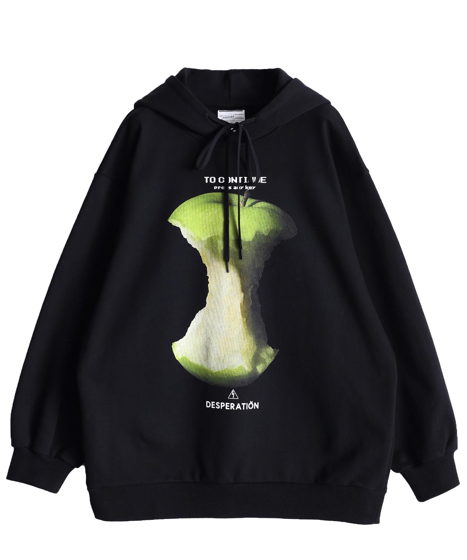 "GREEN APPLE" BIG HOODIE