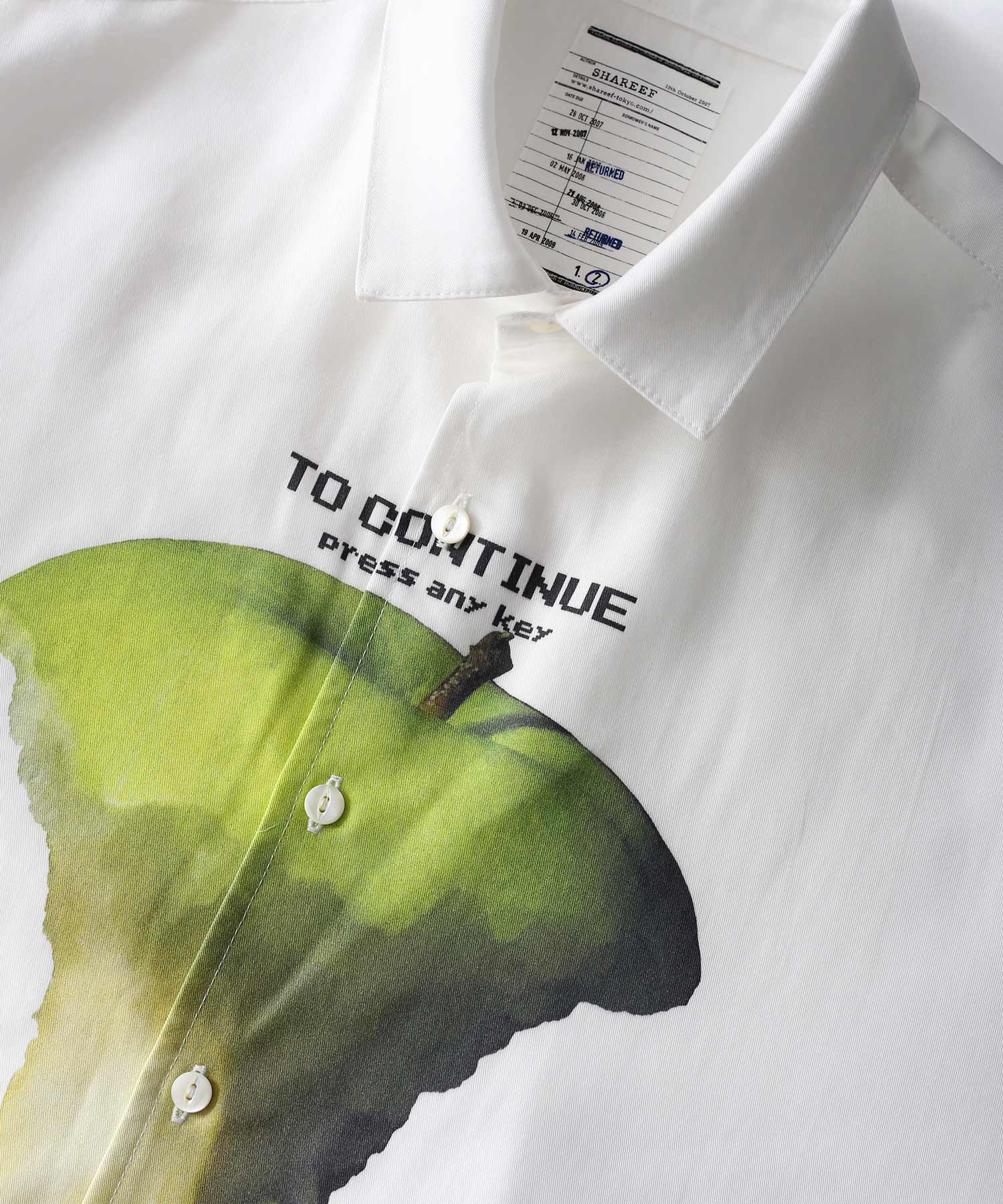 "GREEN APPLE" BIG SHIRTS