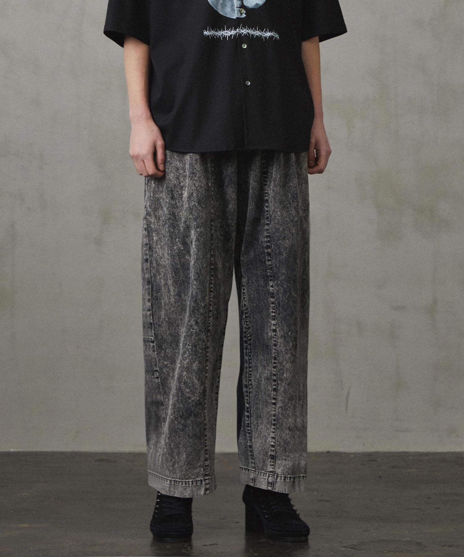 6.5oz DENIM WIDE PANTS