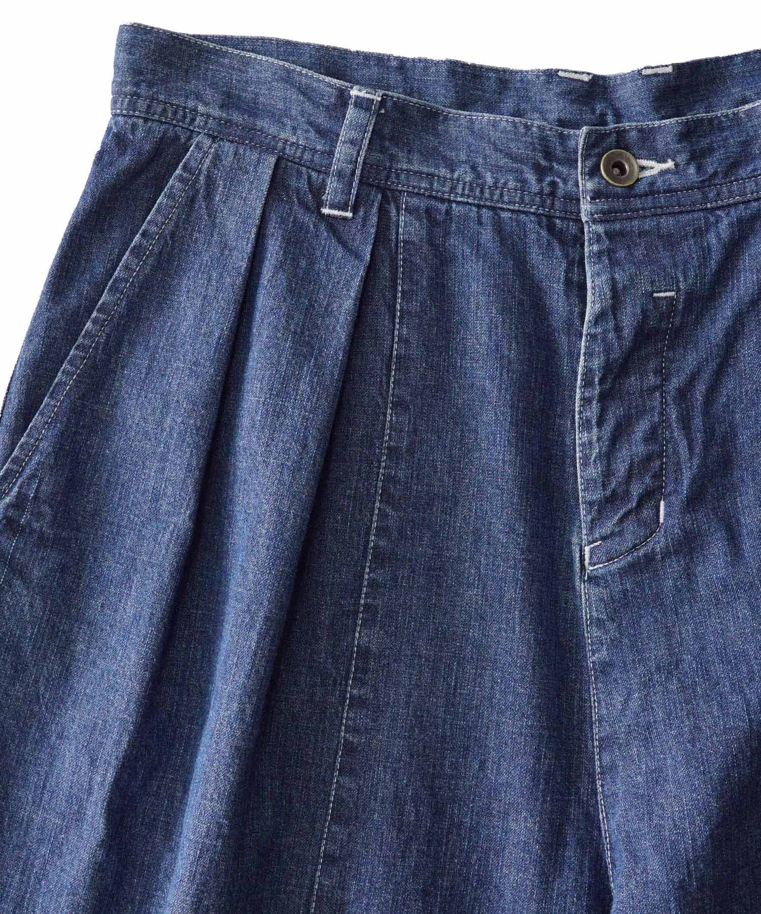 6.5oz DENIM WIDE PANTS