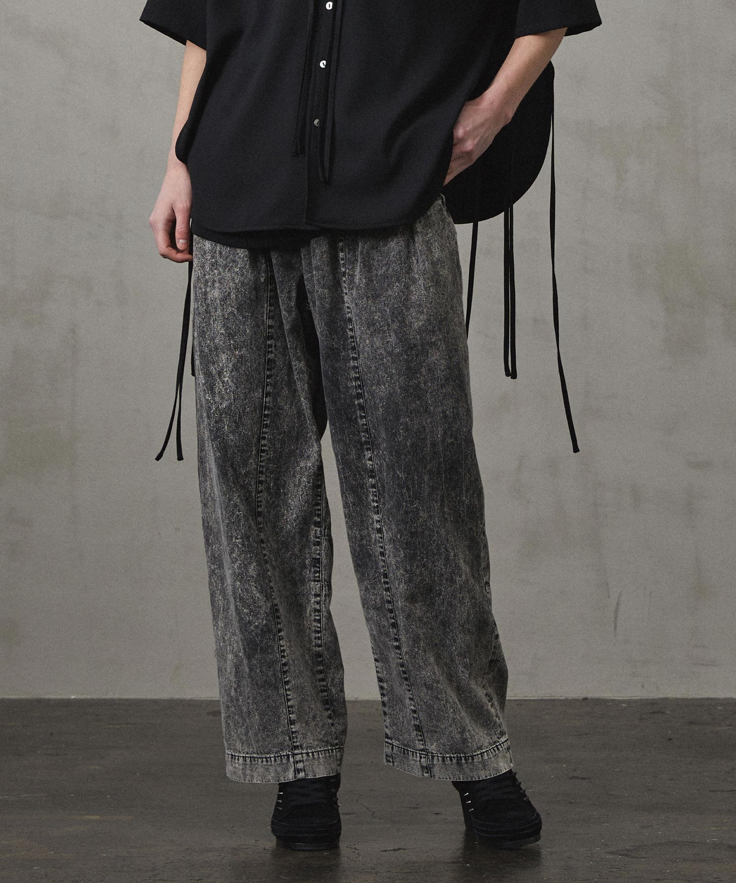 6.5oz DENIM WIDE PANTS