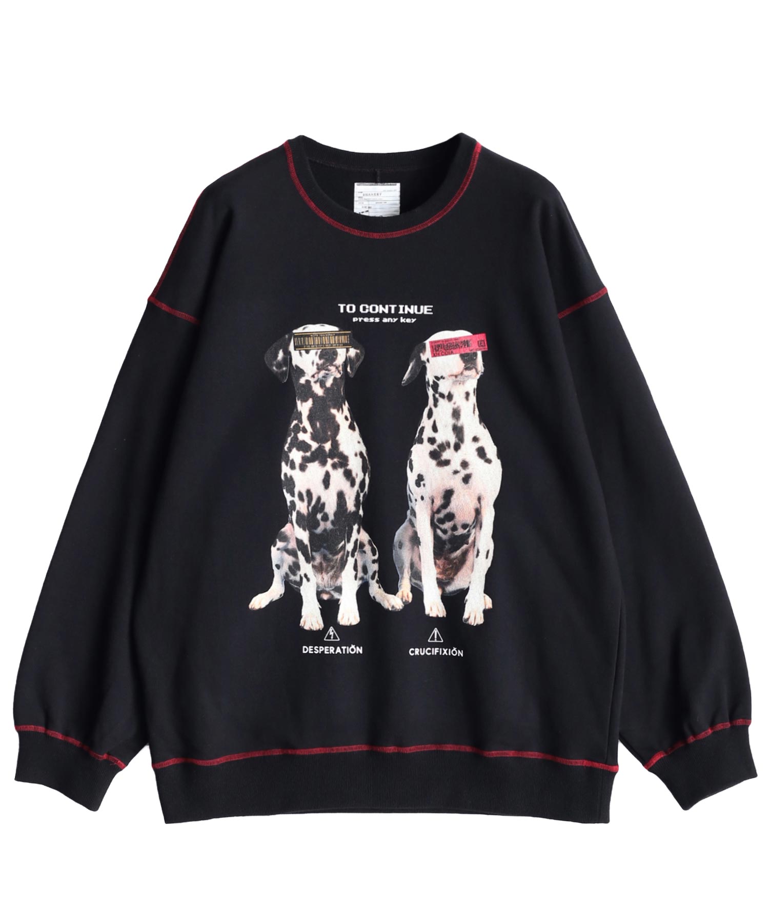 "DALMATIAN" BIG SWEAT