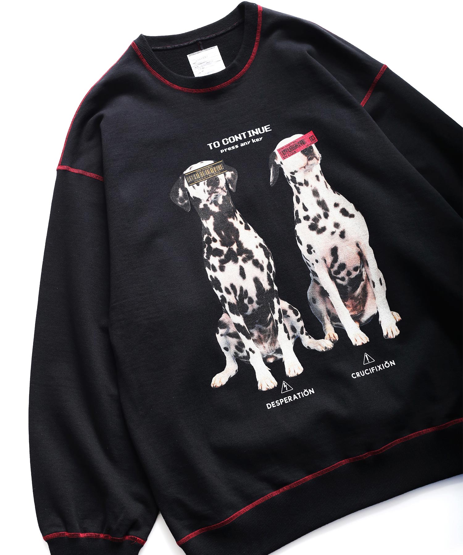 "DALMATIAN" BIG SWEAT