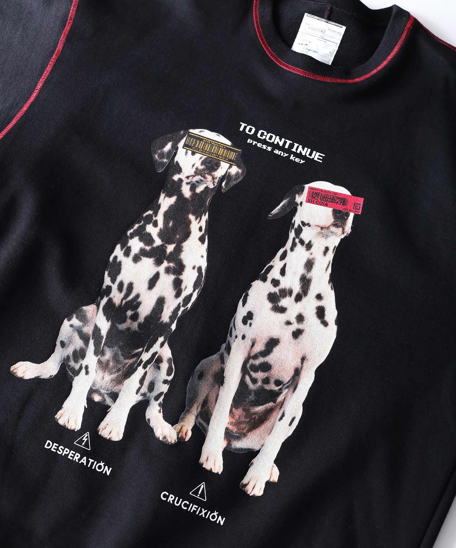 "DALMATIAN" BIG SWEAT