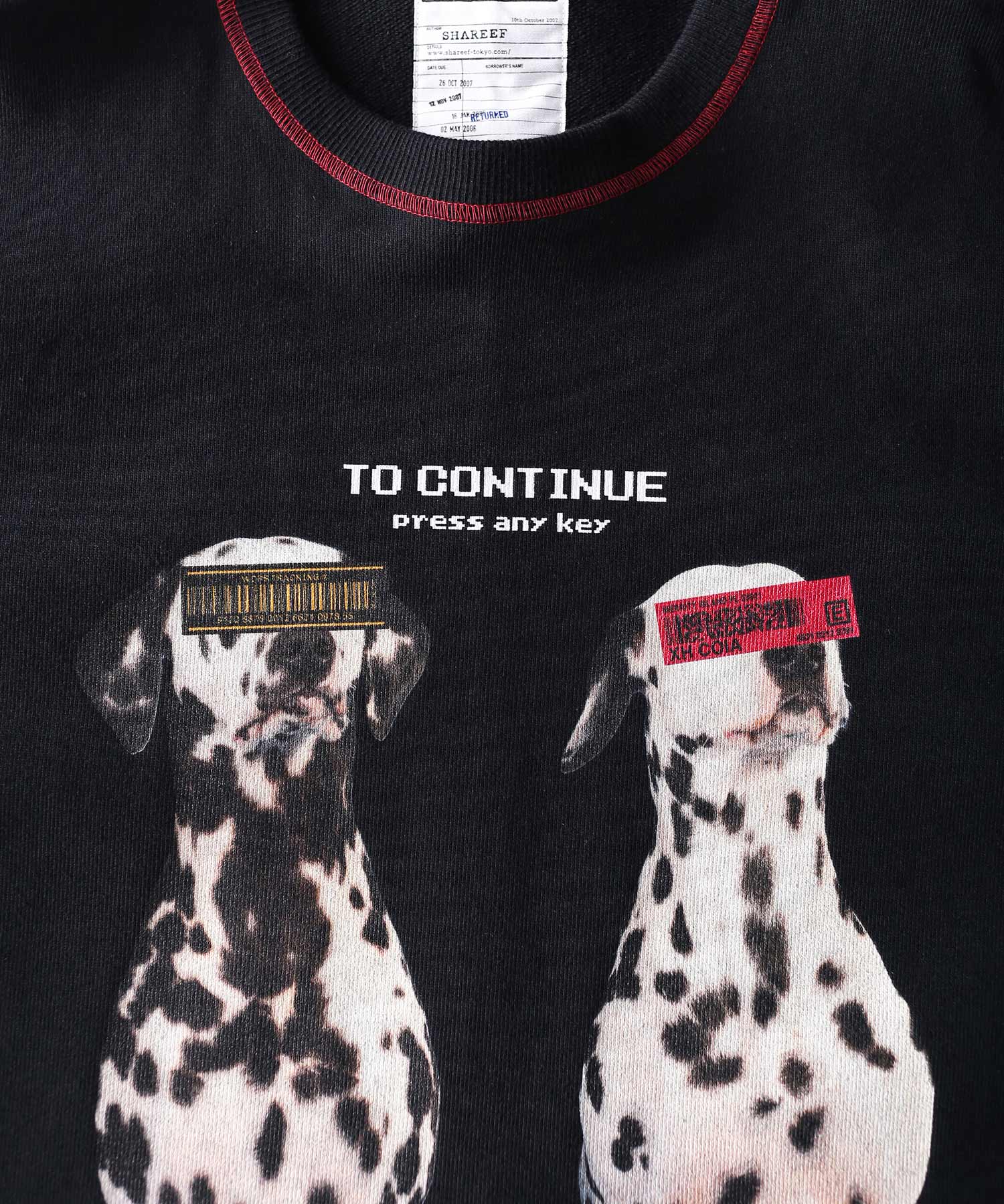 "DALMATIAN" BIG SWEAT