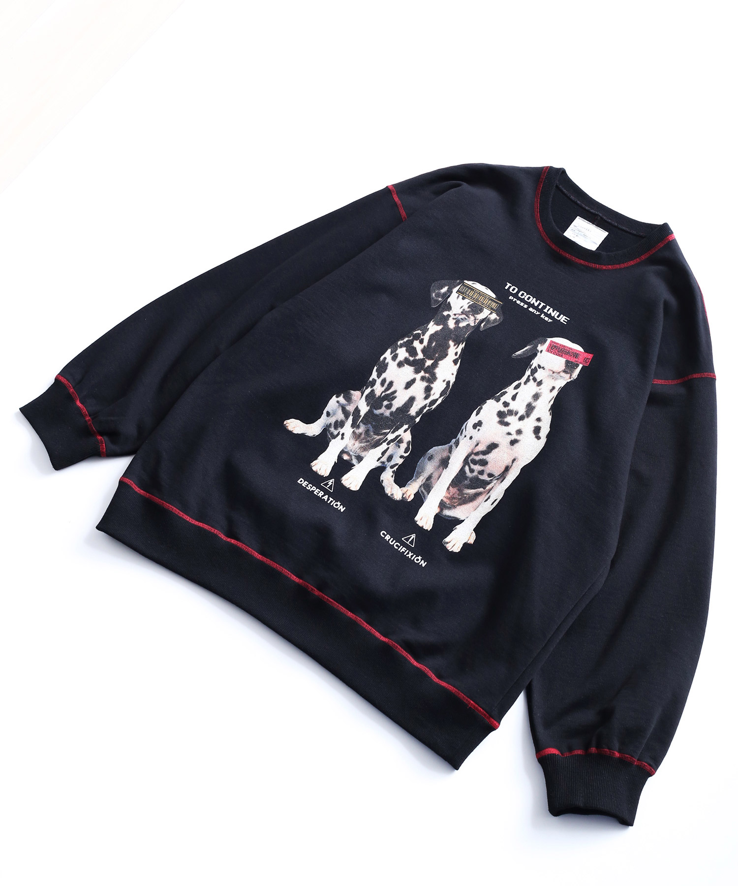 "DALMATIAN" BIG SWEAT