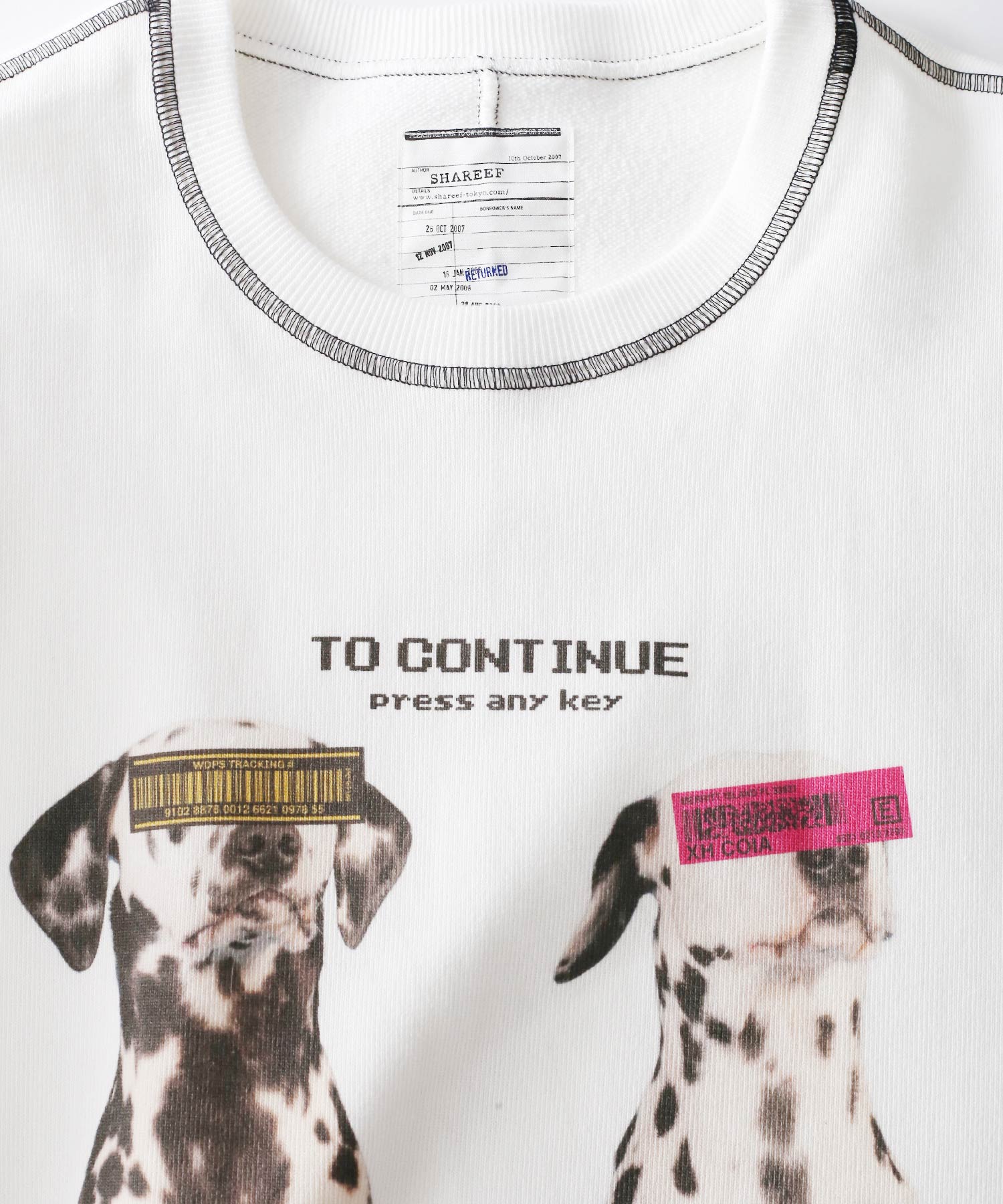 "DALMATIAN" BIG SWEAT