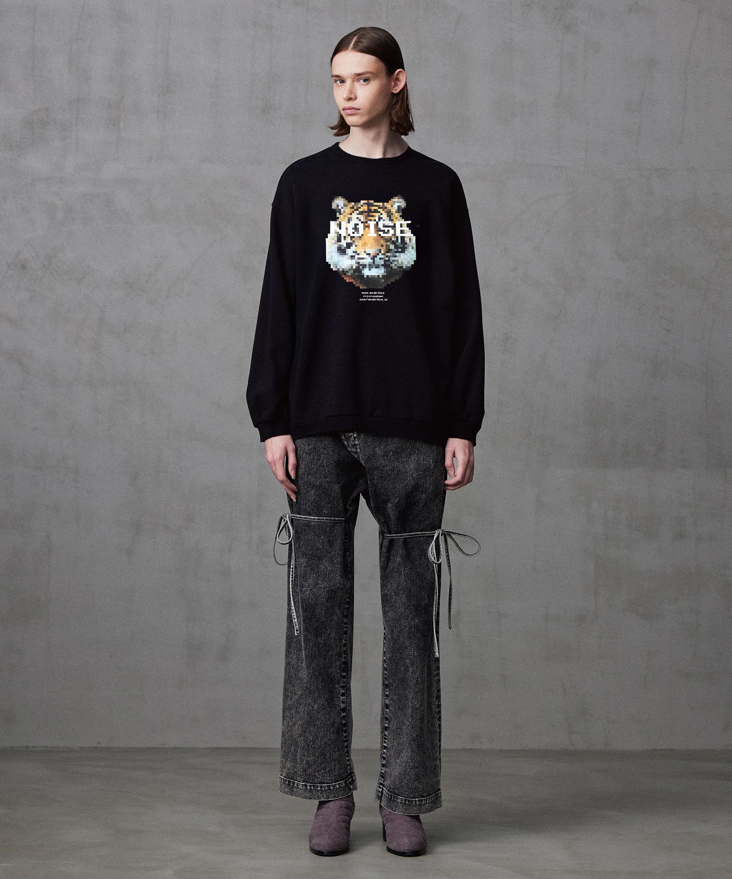"DOT TIGER" BIG SWEAT