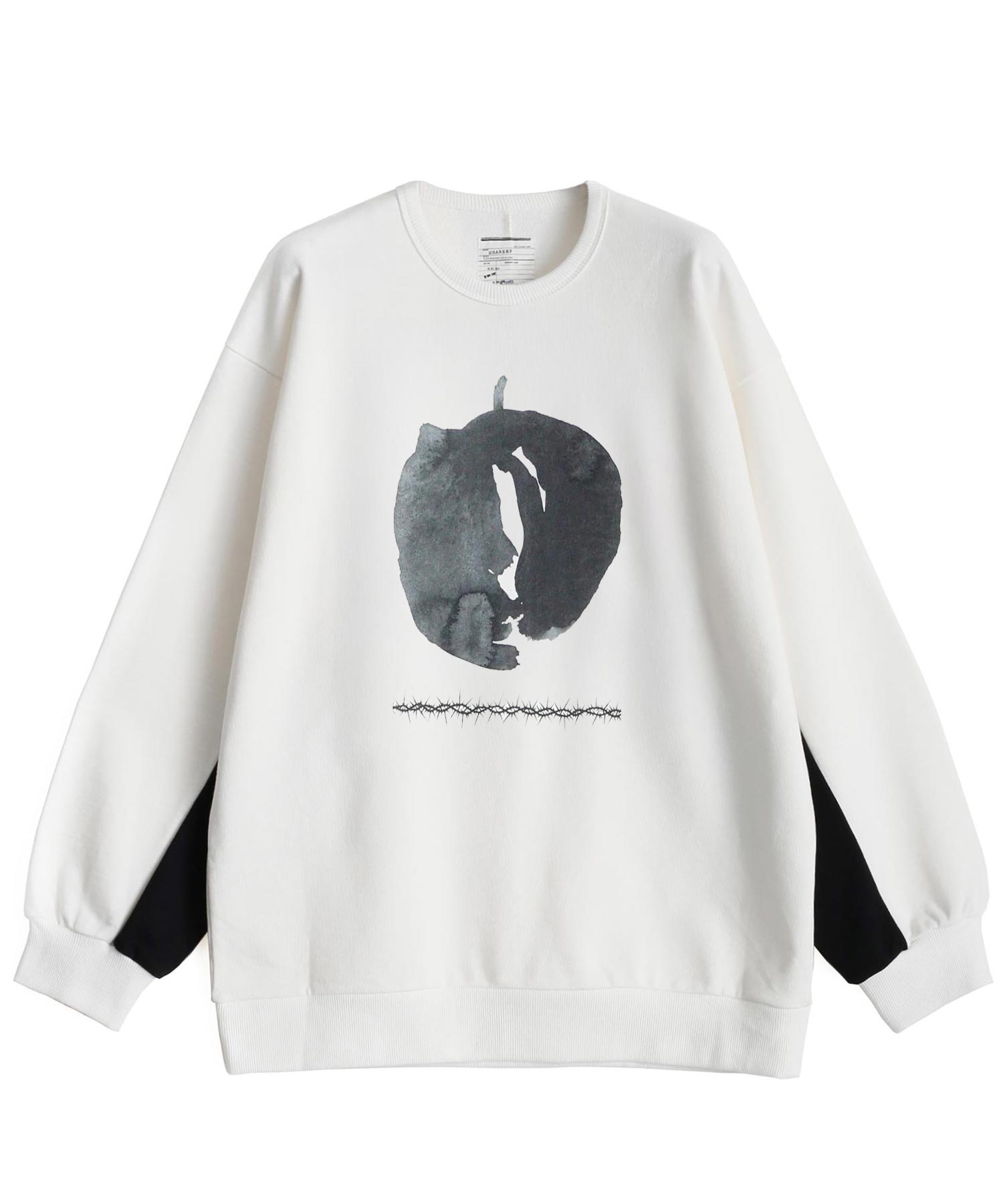 "ABSTRACT APPLE" BIG SWEAT