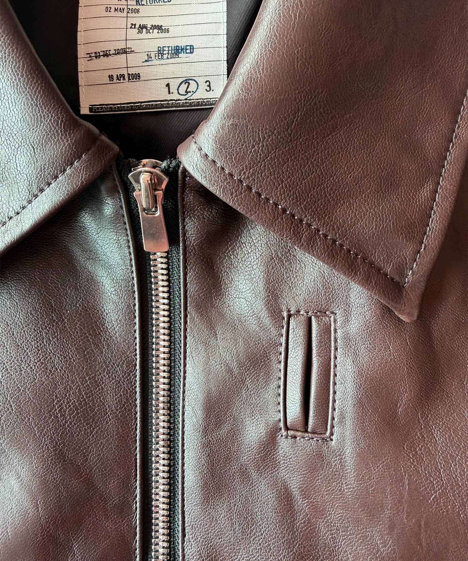 ECO LEATHER BLOUSON