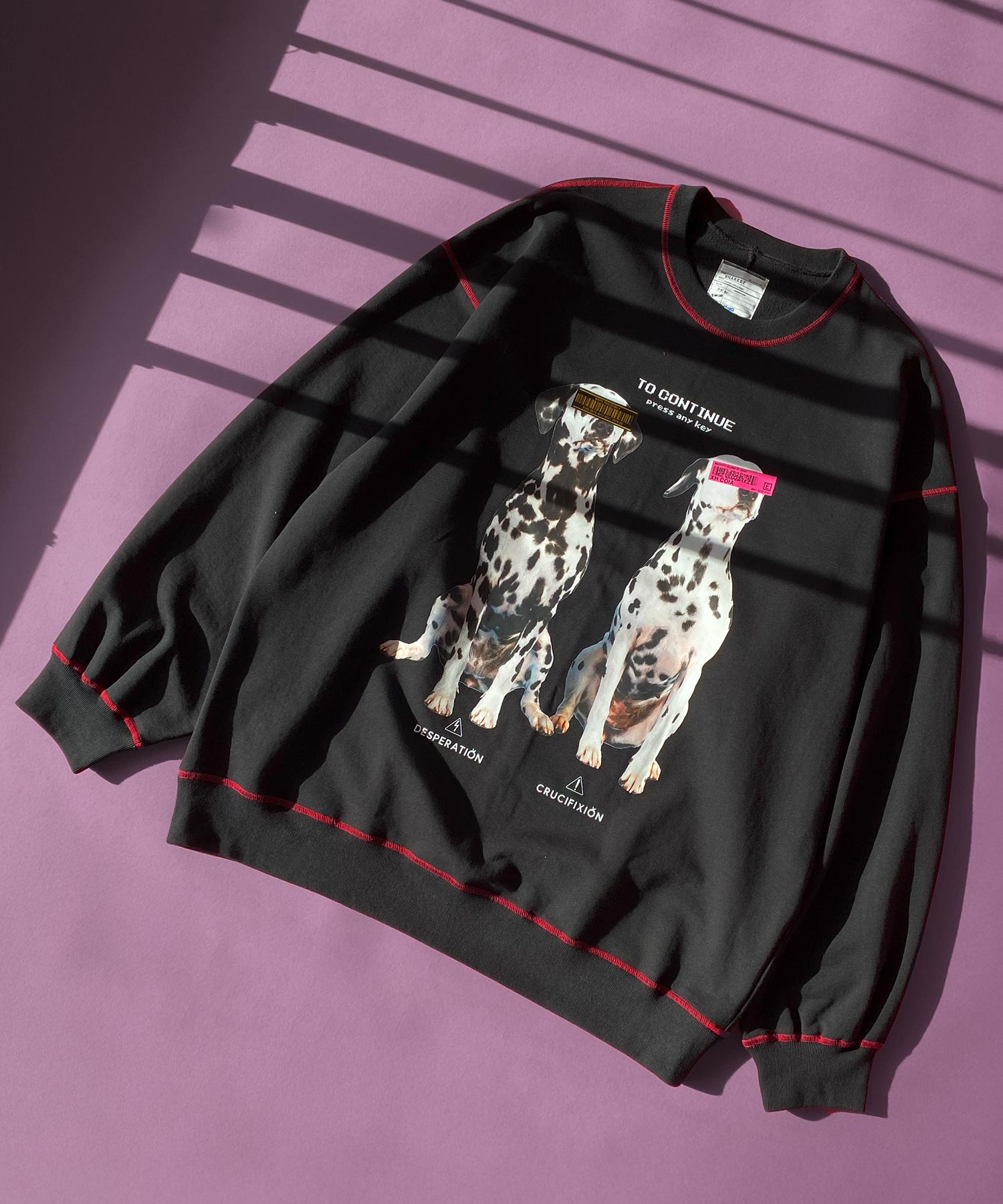 "DALMATIAN" BIG SWEAT
