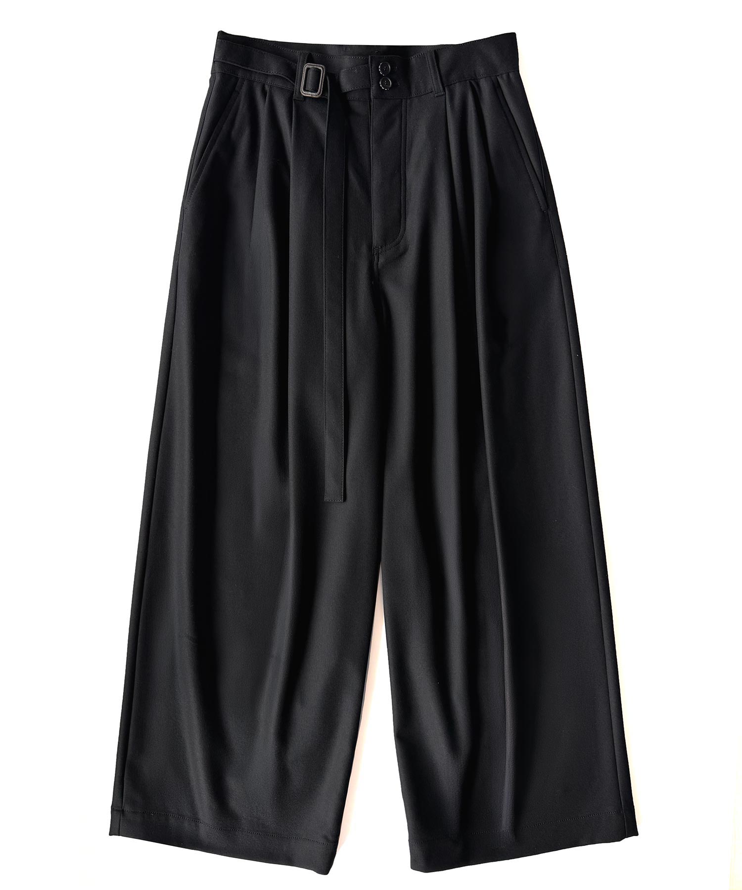 WOOL WIDE PANTS