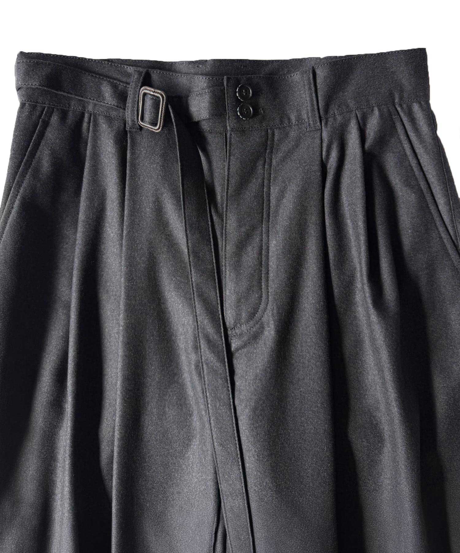 WOOL WIDE PANTS