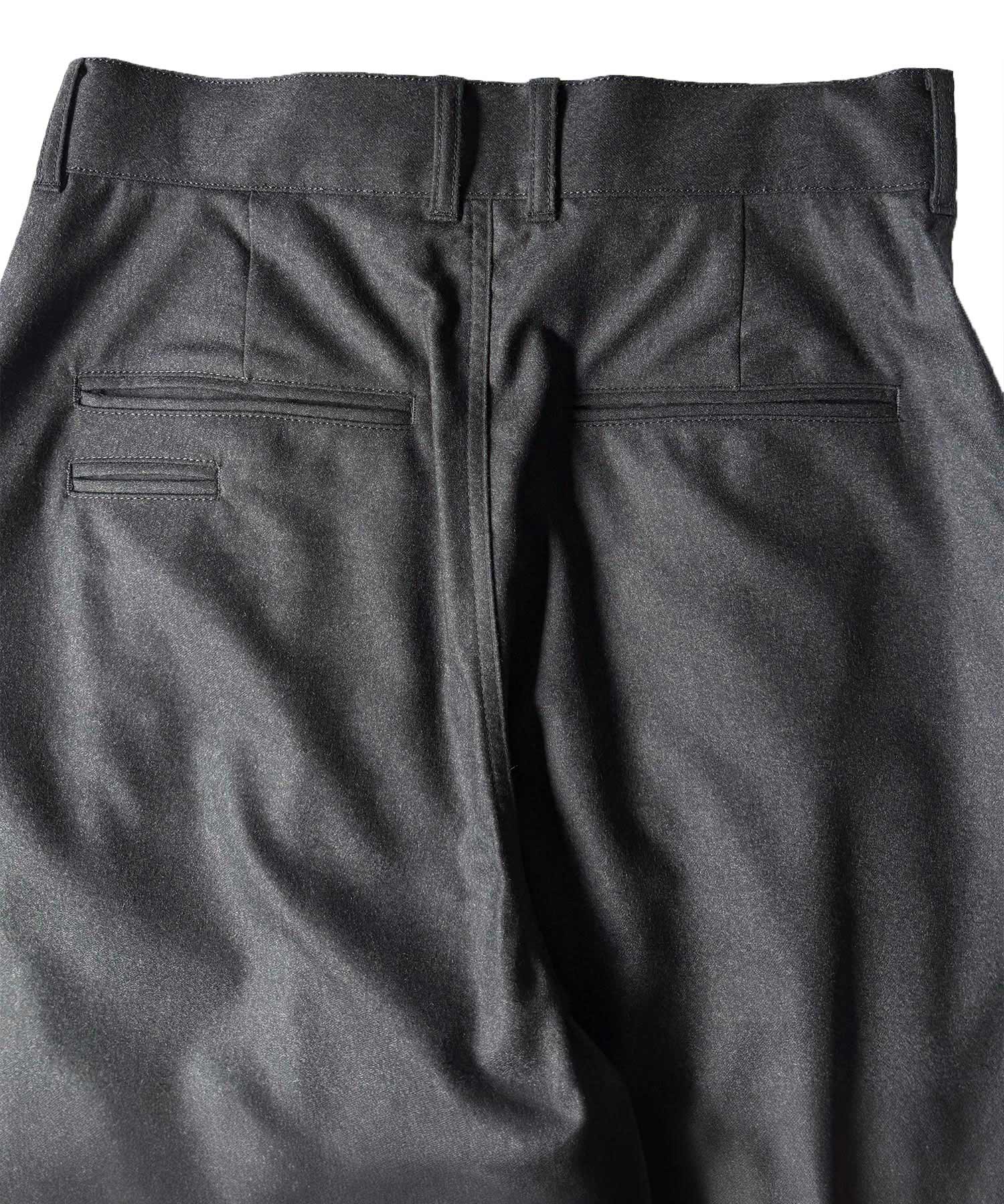 WOOL WIDE PANTS