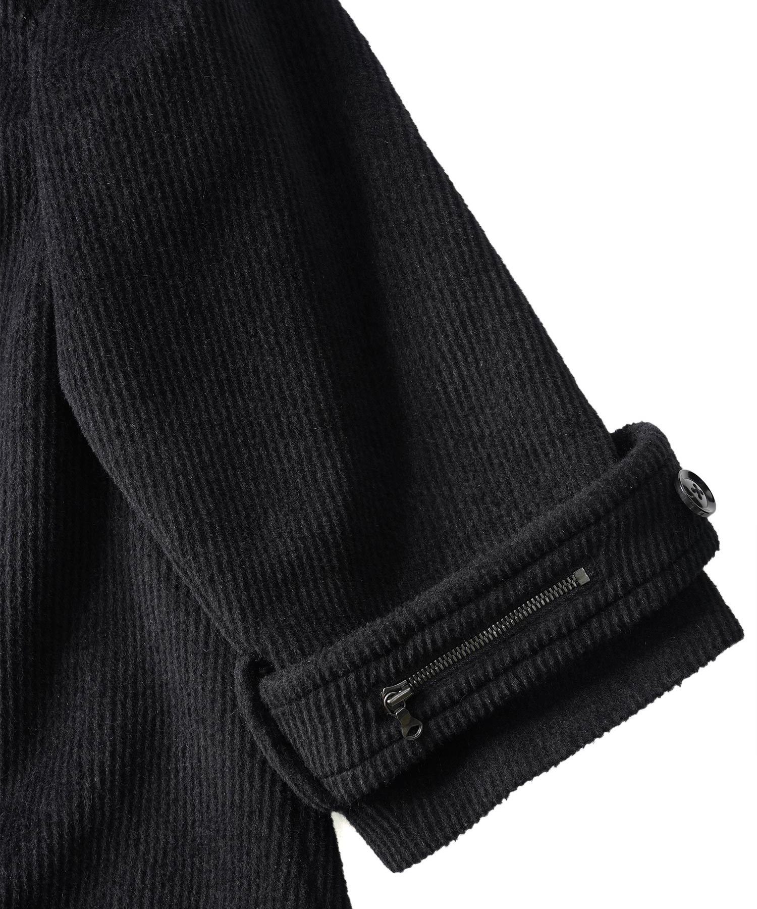 ANGORA MELTON BALMACAAN COAT