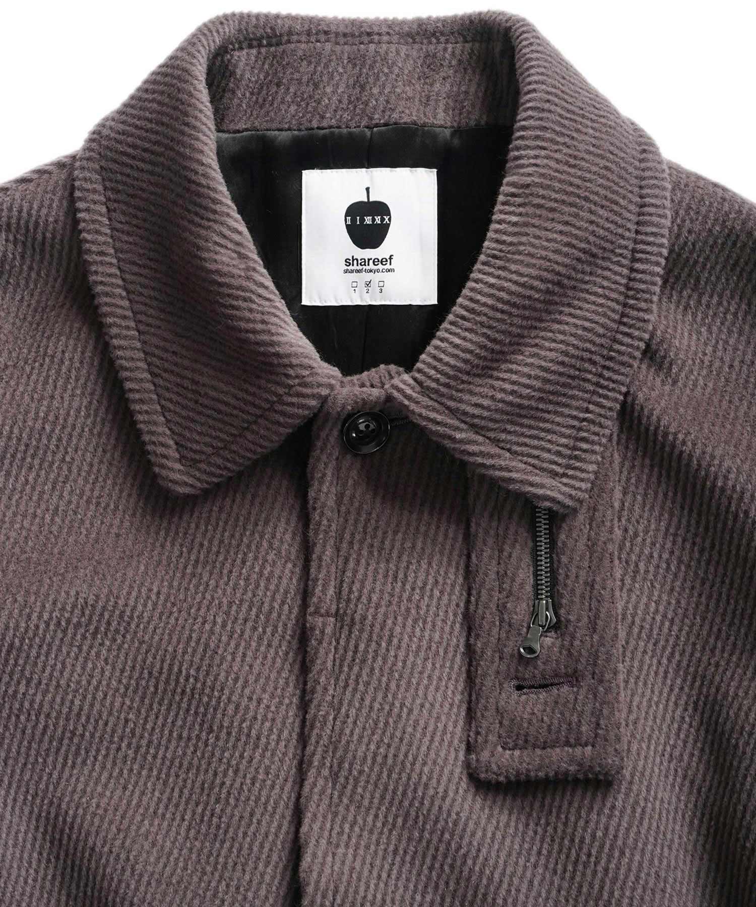ANGORA MELTON BALMACAAN COAT
