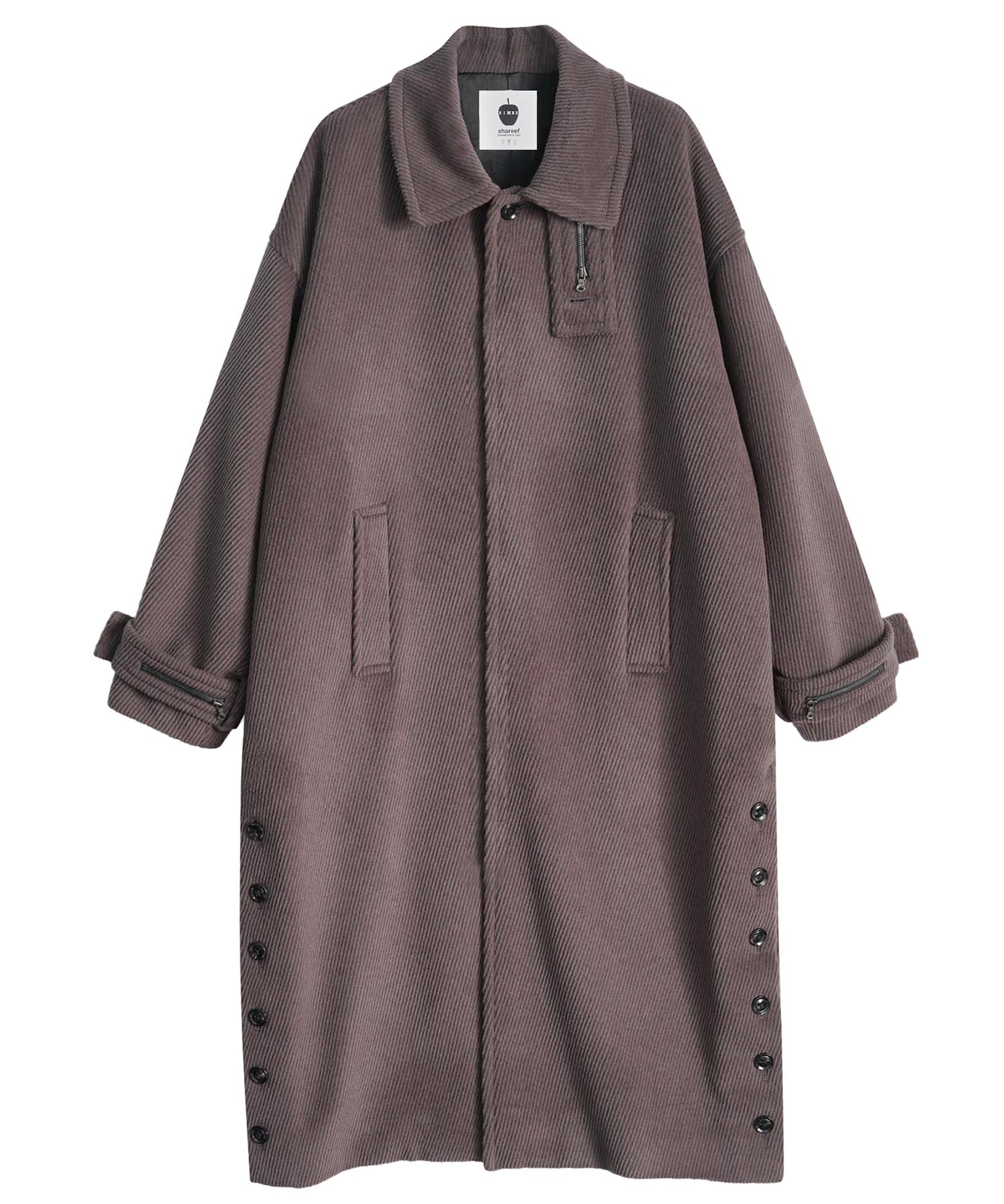 ANGORA MELTON BALMACAAN COAT