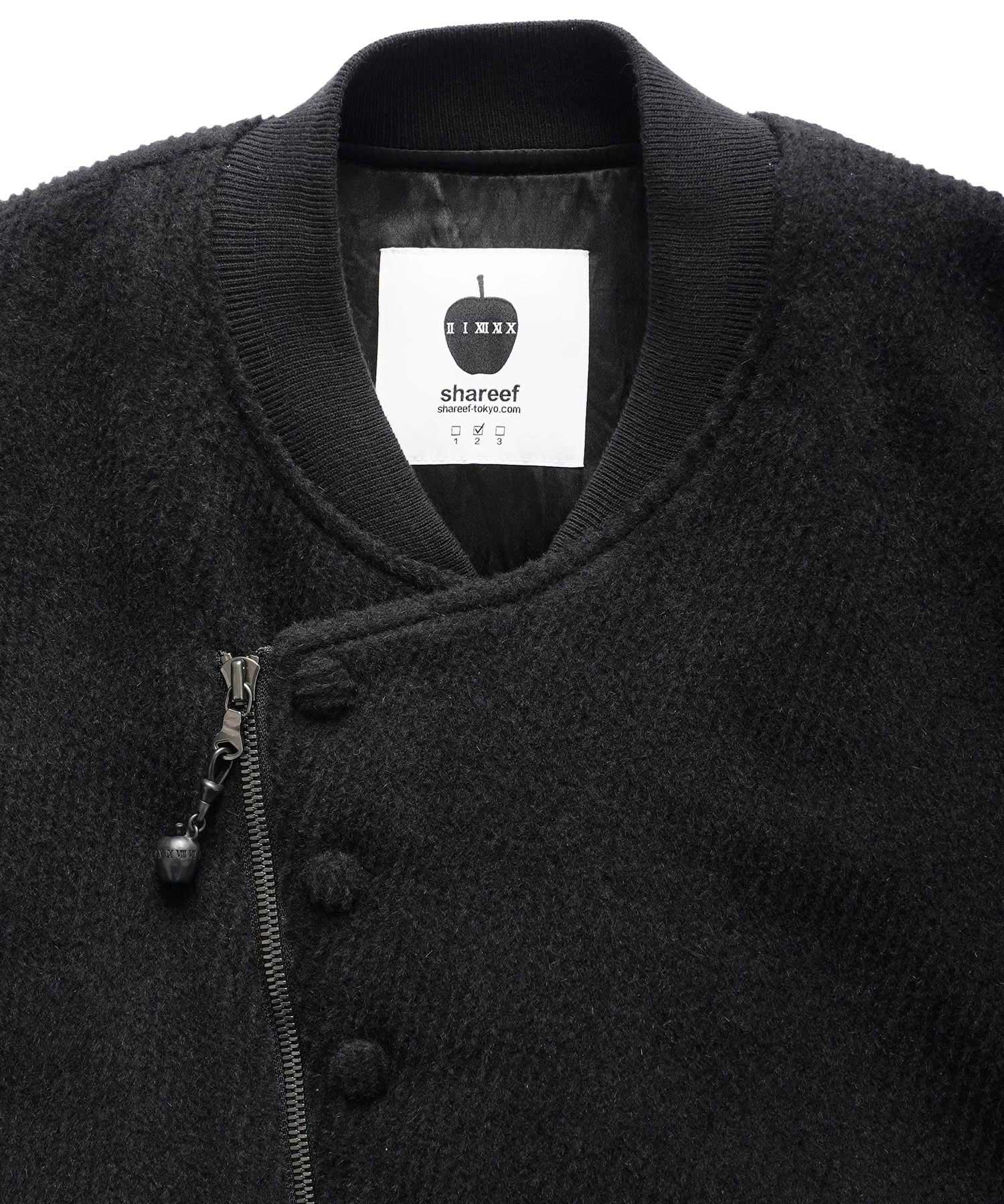 ANGORA MELTON BLOUSON