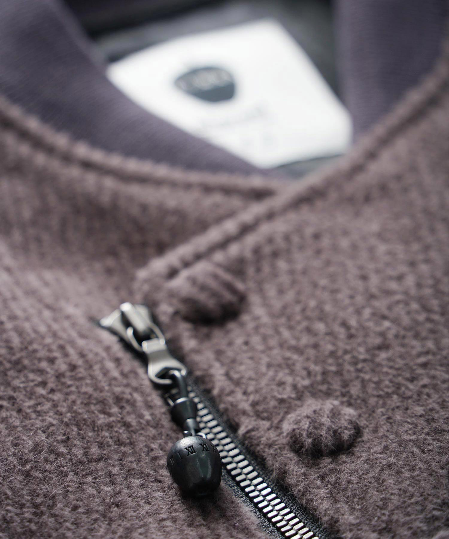 ANGORA MELTON BLOUSON