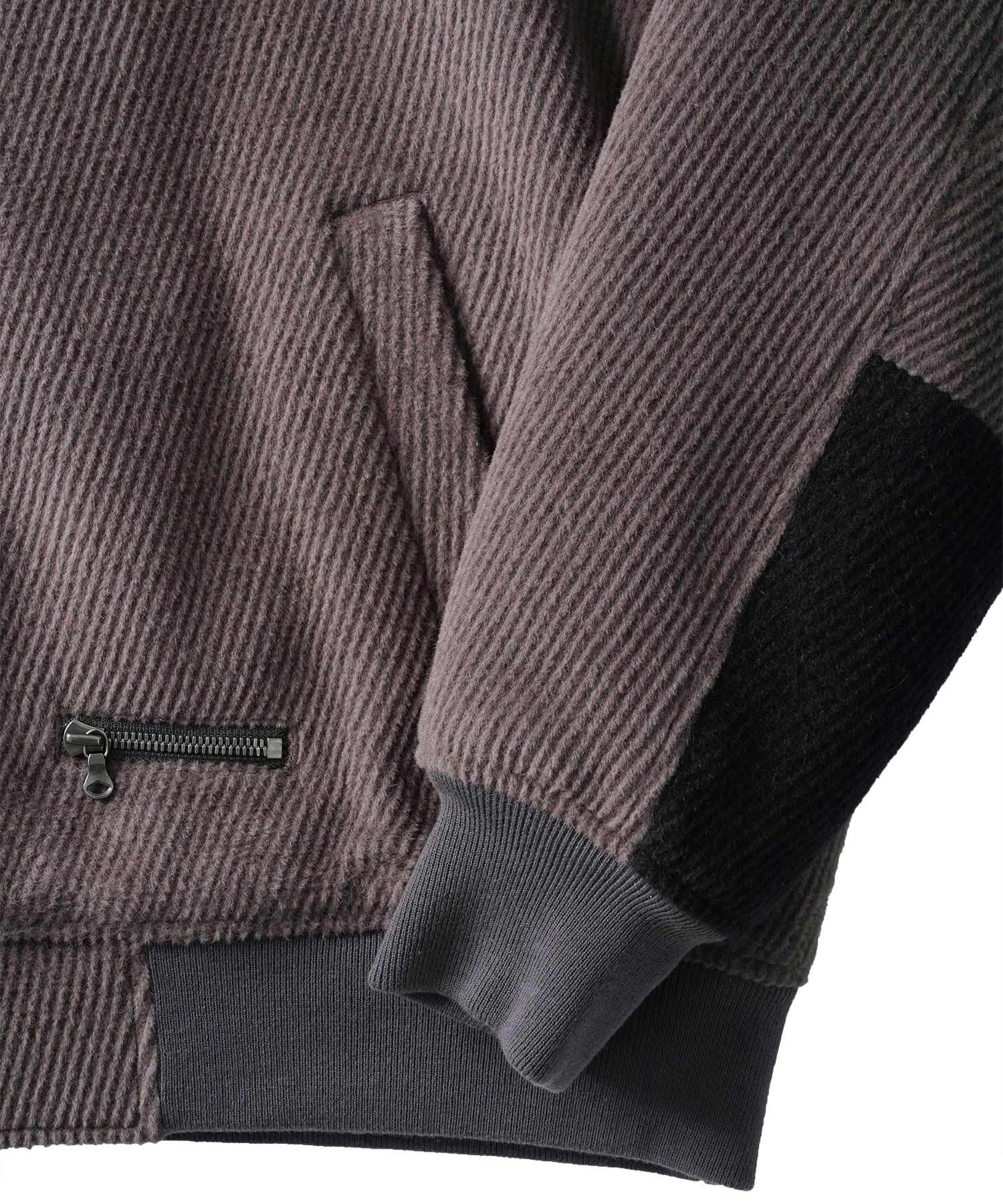 ANGORA MELTON BLOUSON
