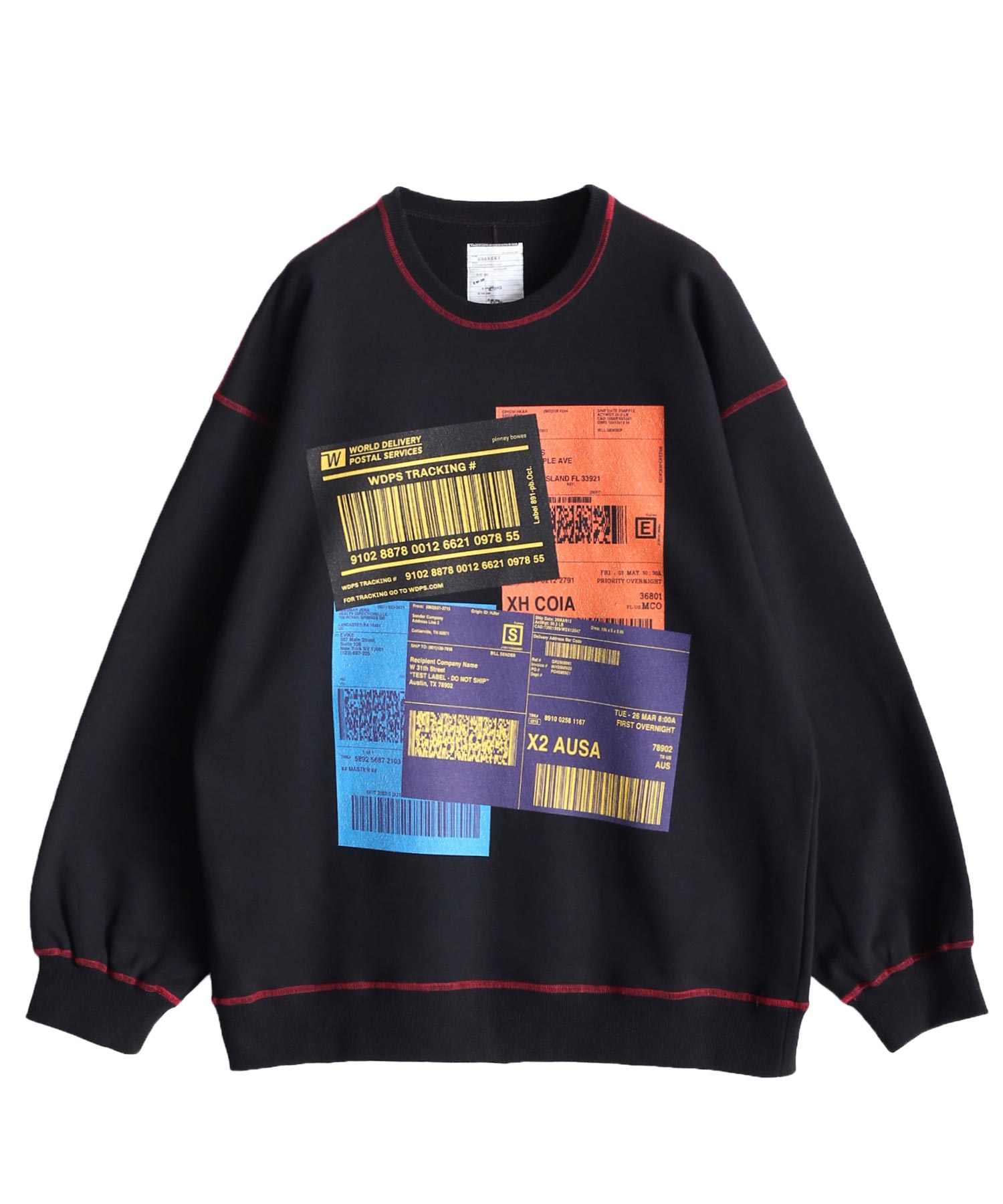 "COLOR LABEL" BIG SWEAT
