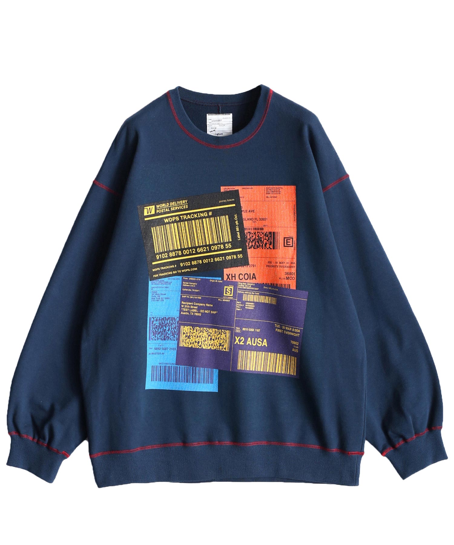 "COLOR LABEL" BIG SWEAT
