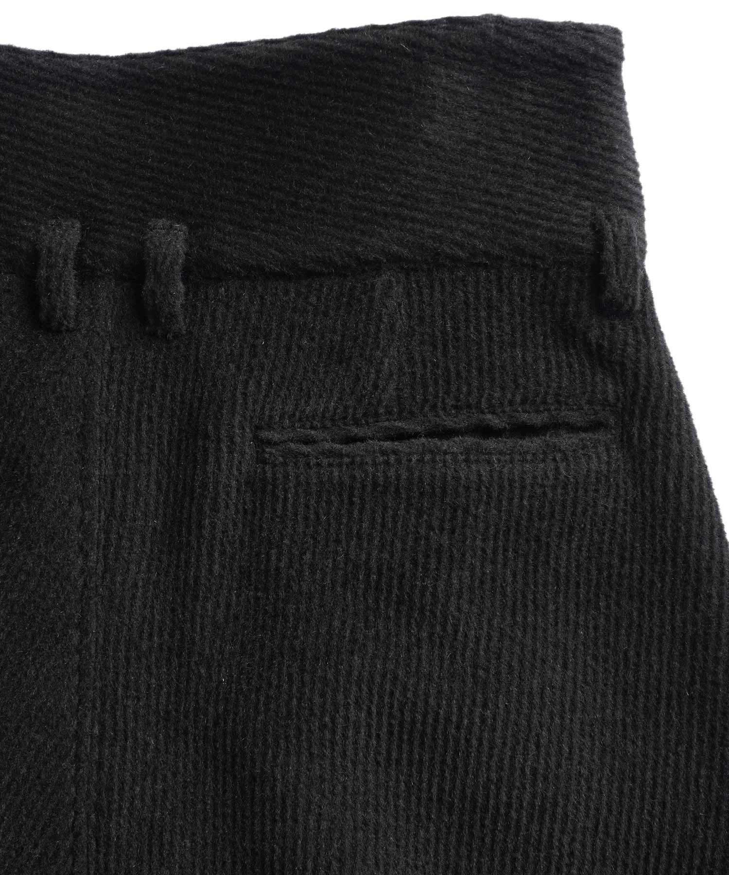 ANGORA MELTON WIDE PANTS