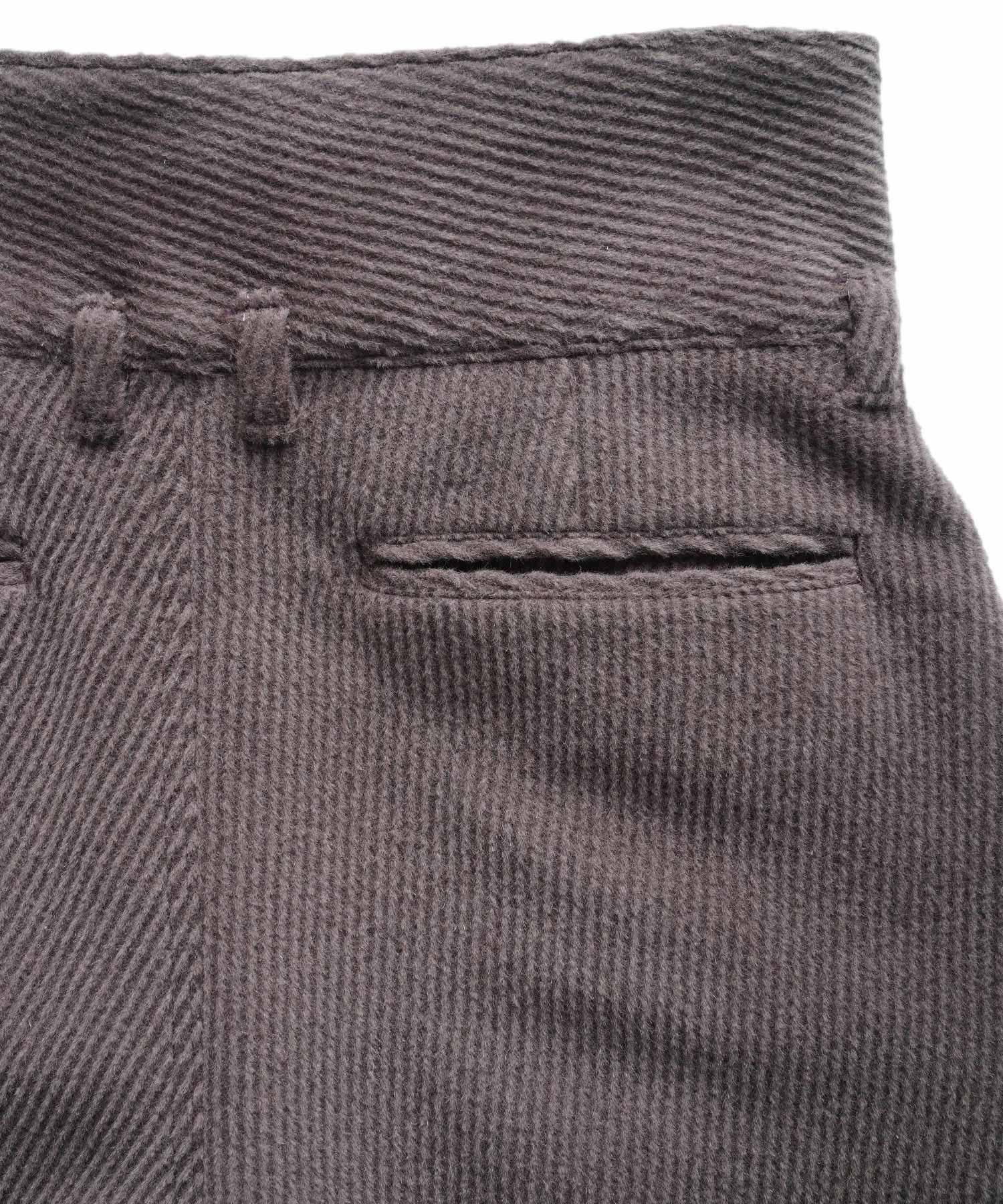 ANGORA MELTON WIDE PANTS