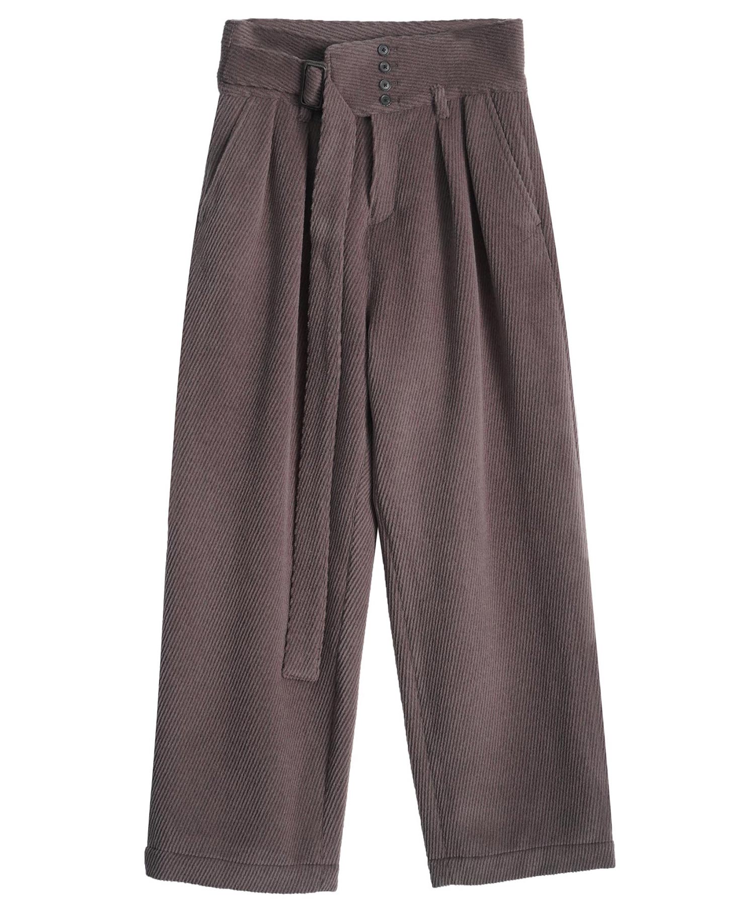 ANGORA MELTON WIDE PANTS