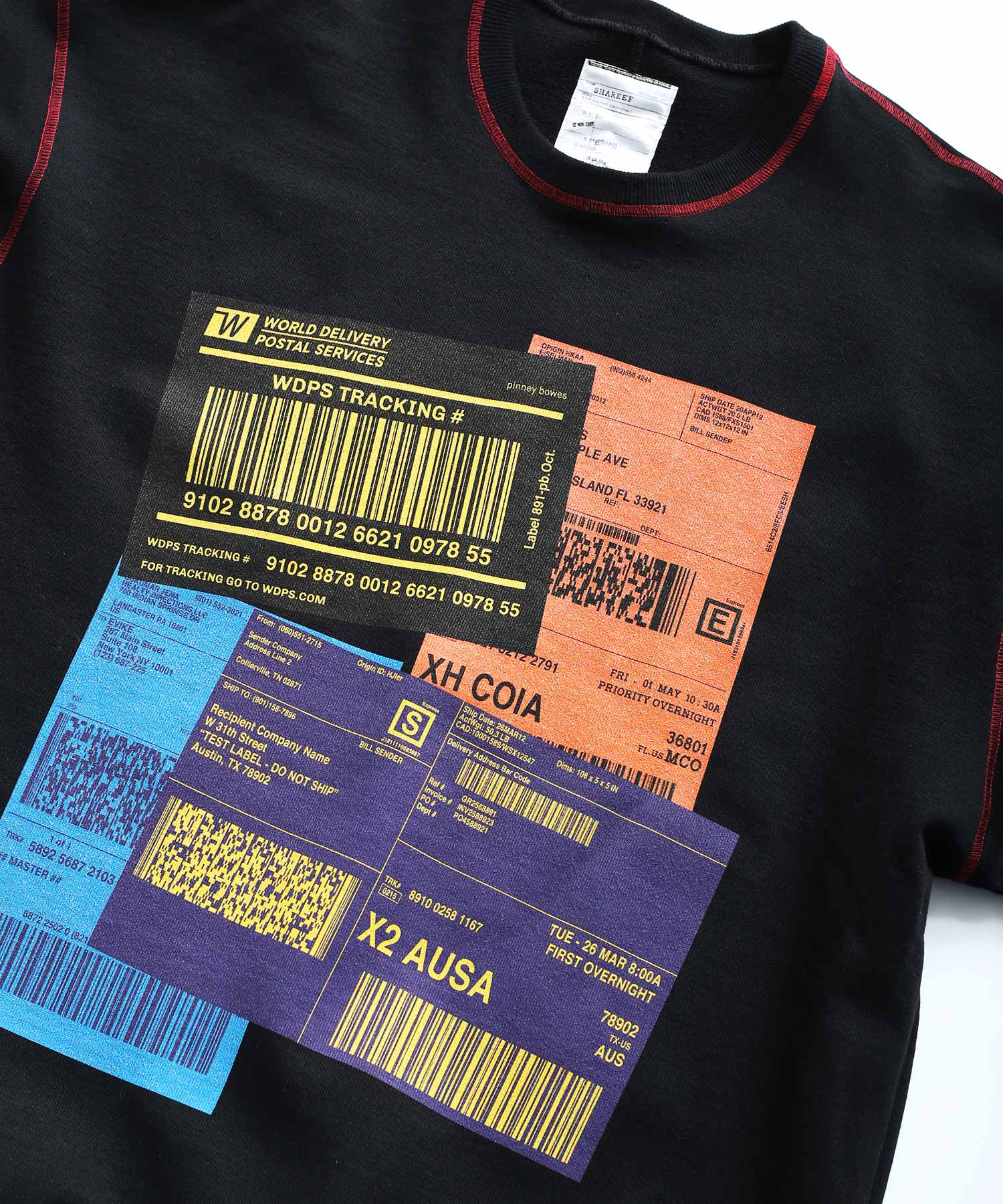 "COLOR LABEL" BIG SWEAT