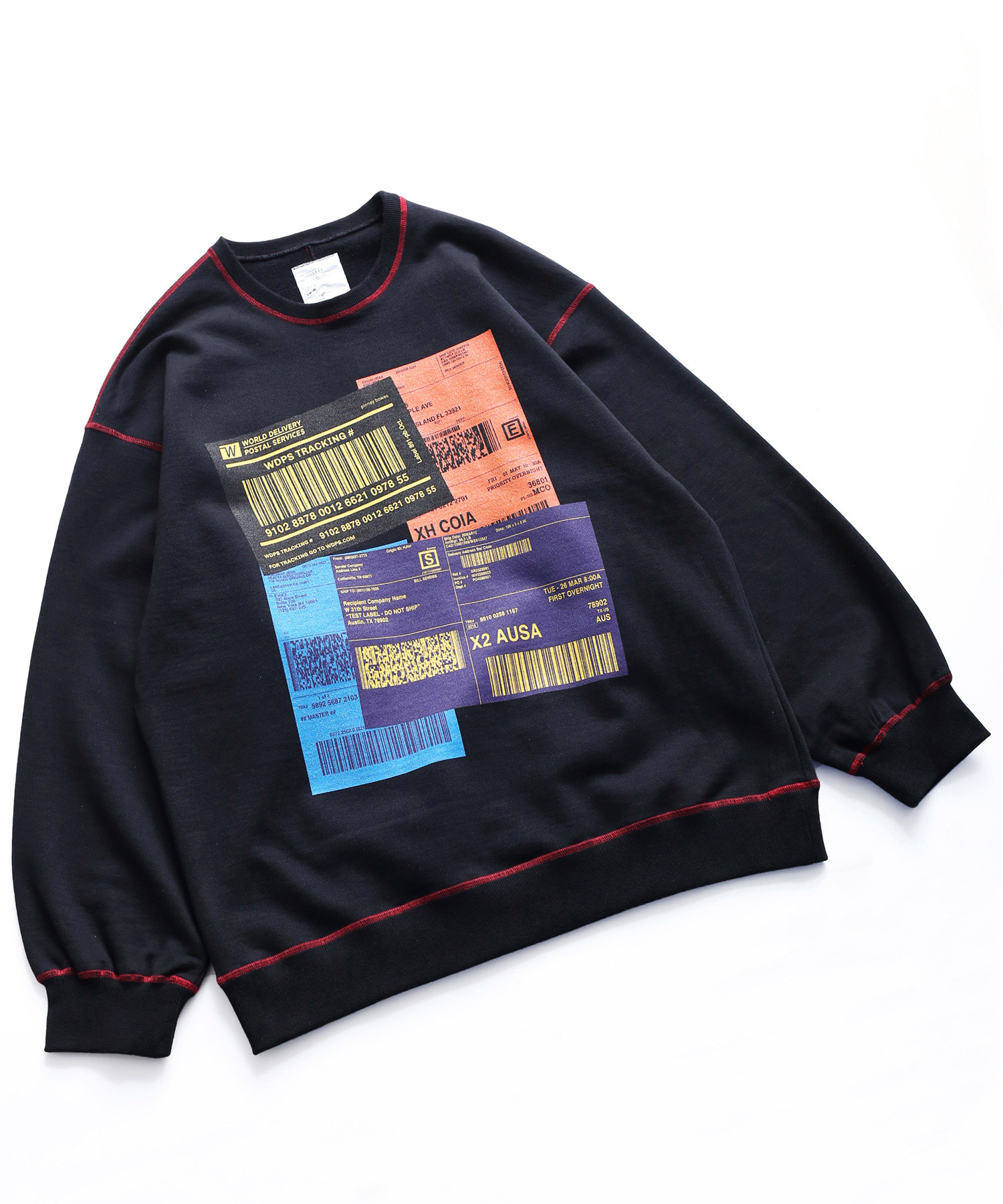 "COLOR LABEL" BIG SWEAT