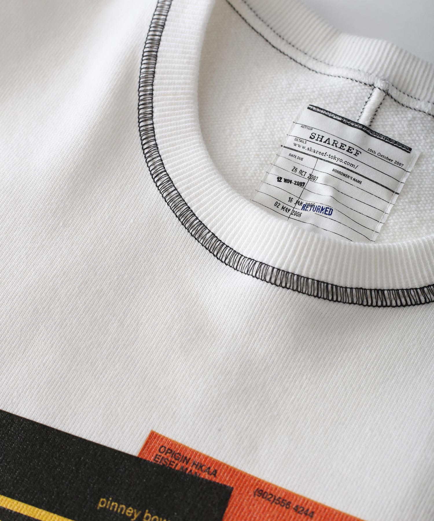 "COLOR LABEL" BIG SWEAT