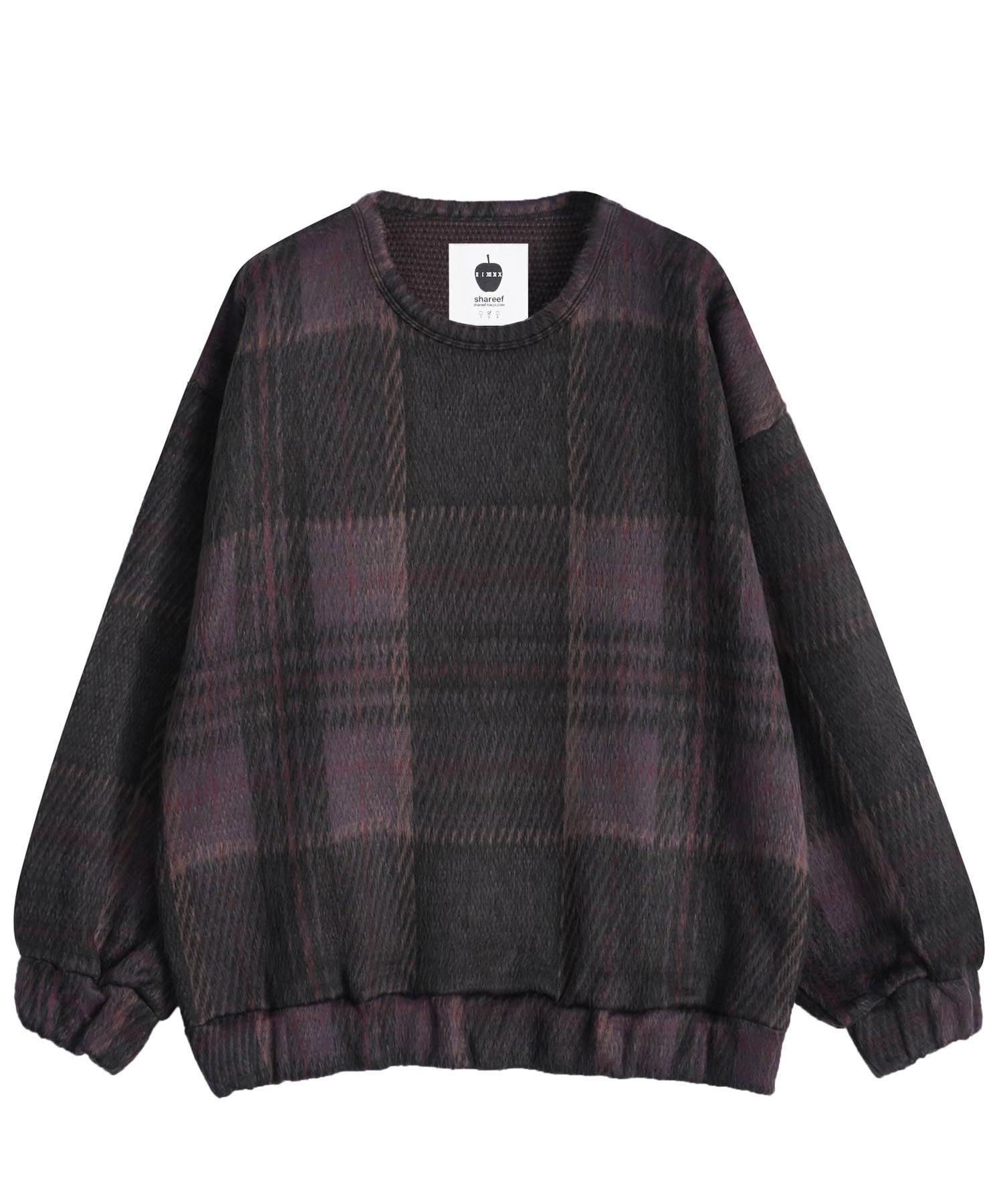 SHAGGY CHECK L/S PULLOVER