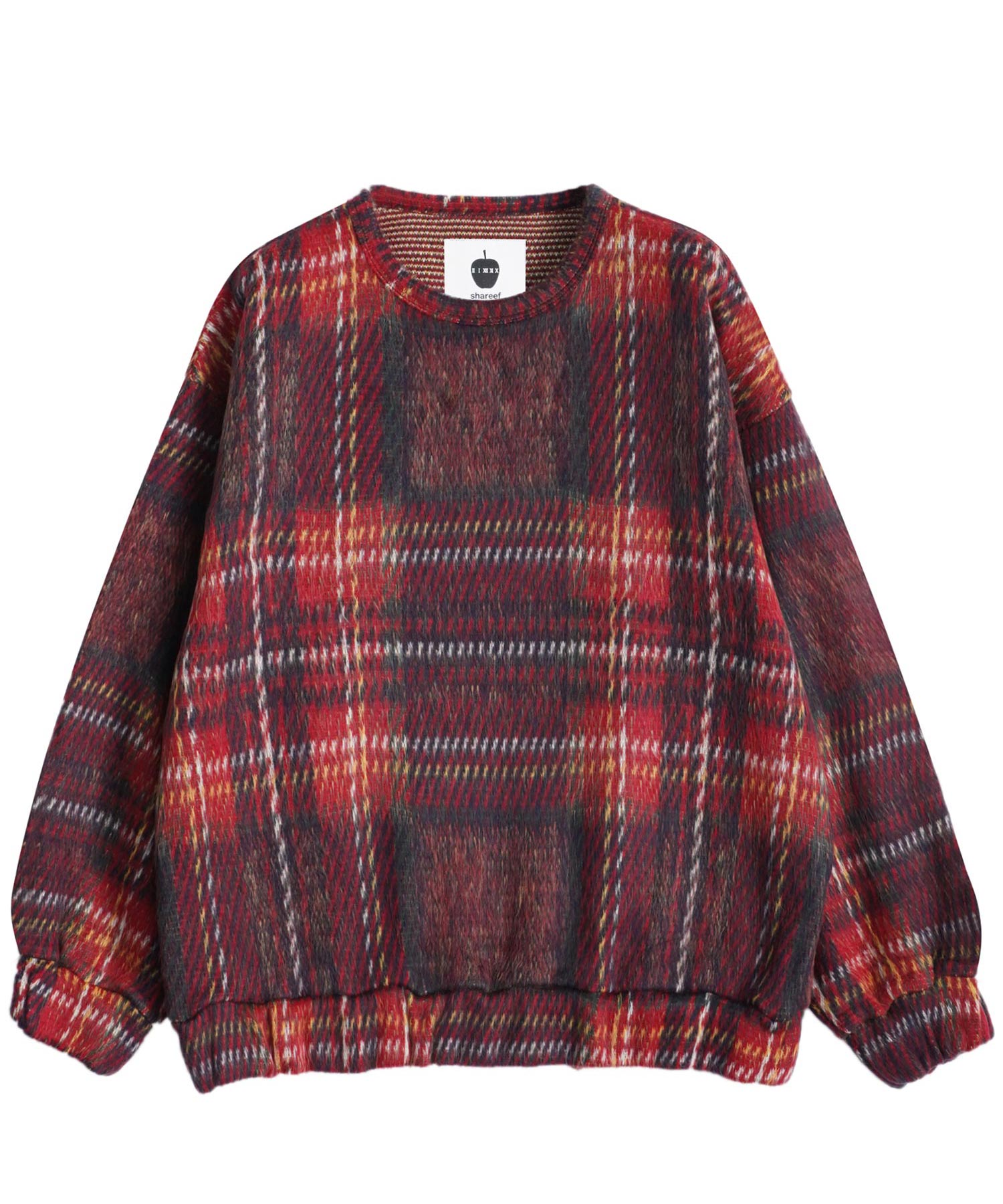 SHAGGY CHECK L/S PULLOVER