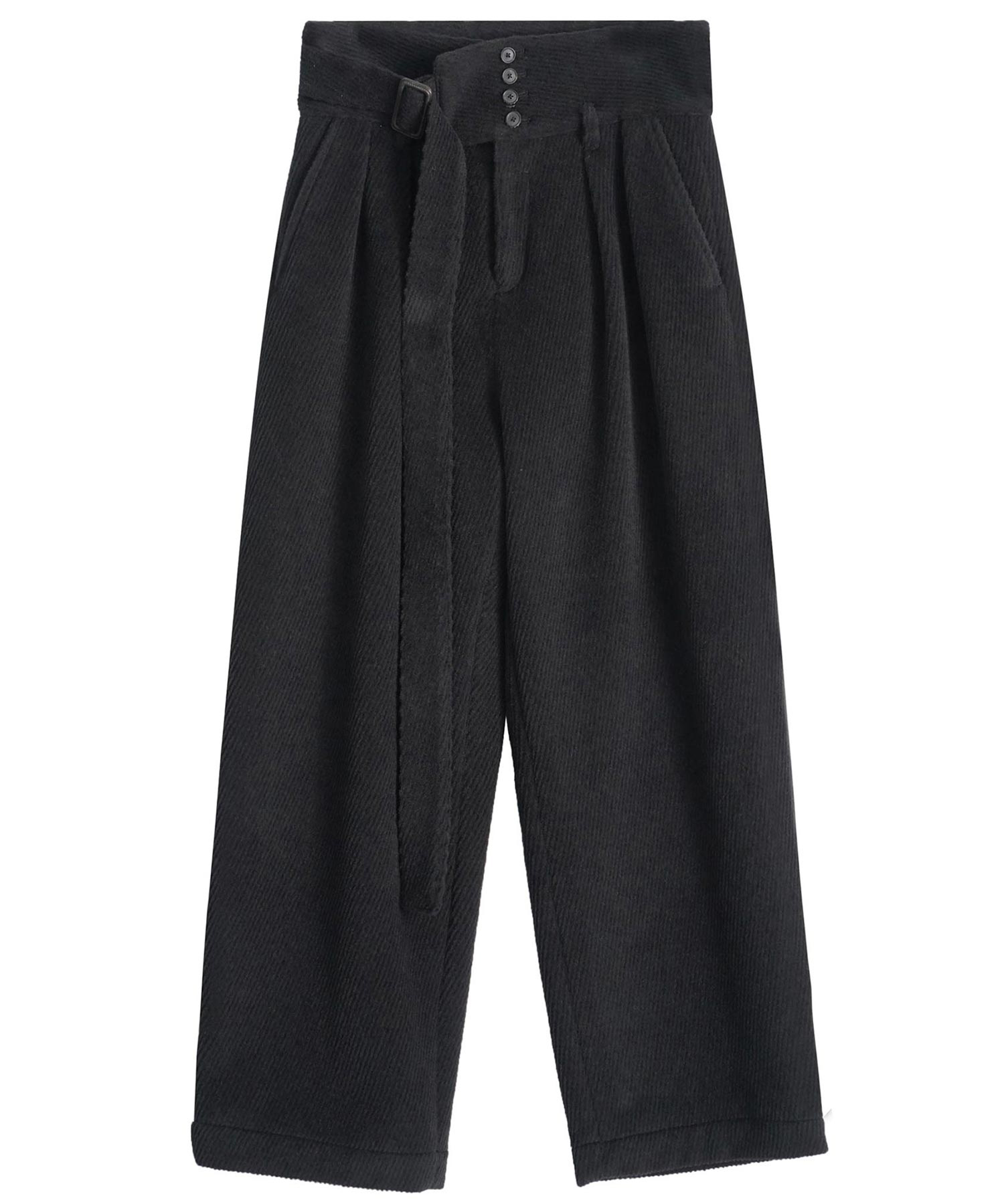 ANGORA MELTON WIDE PANTS