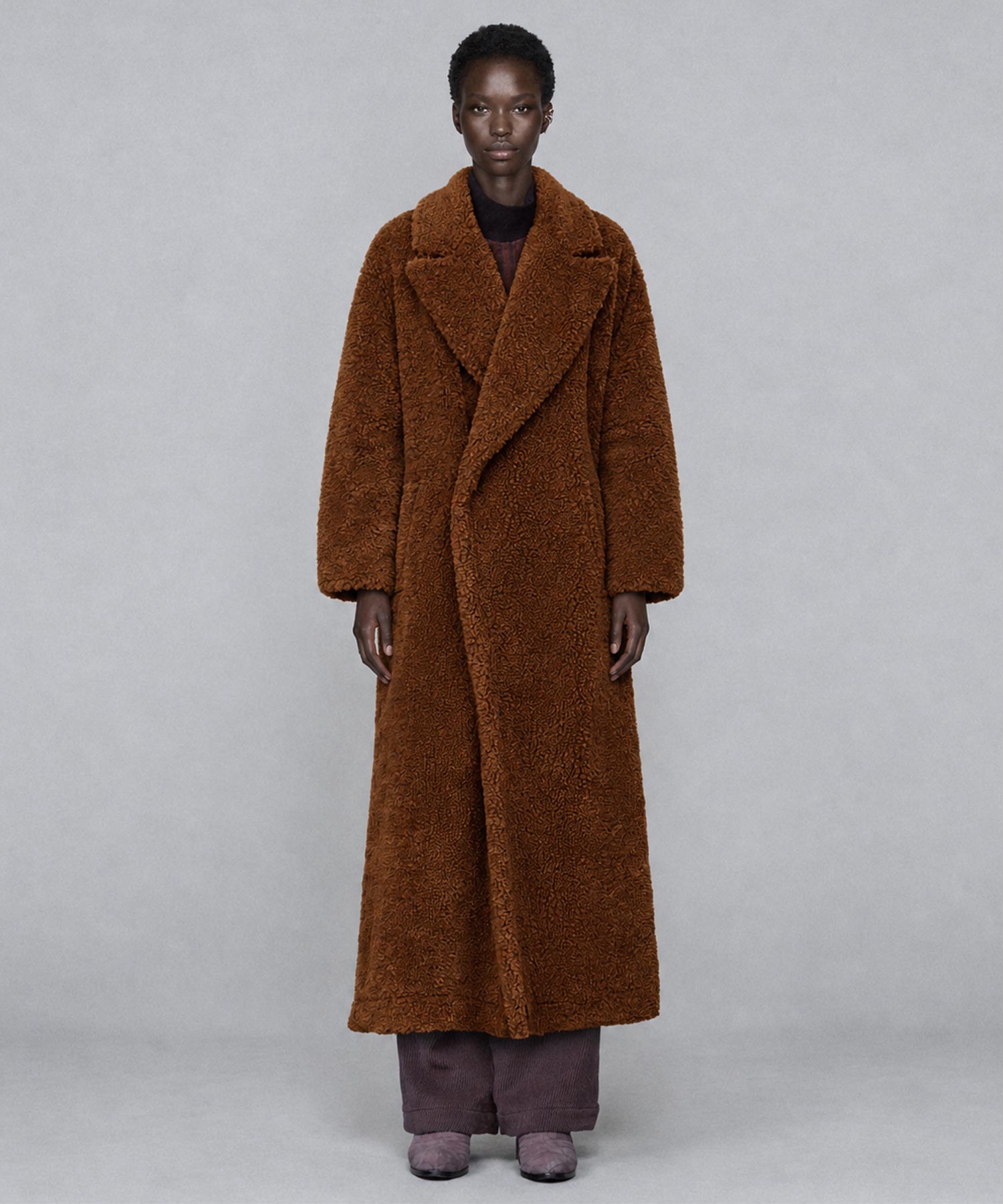 ECO FUR LONG COAT
