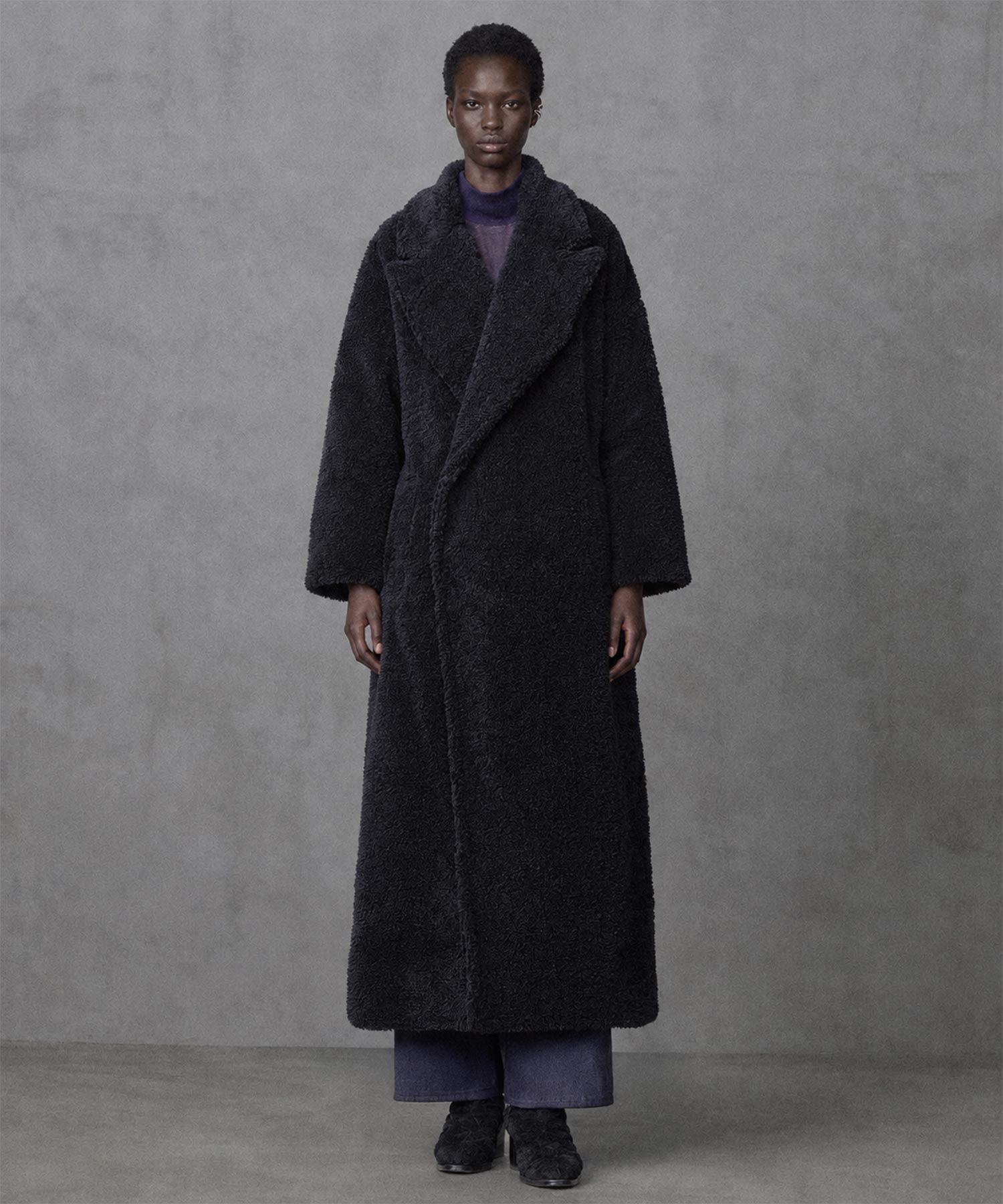 ECO FUR LONG COAT