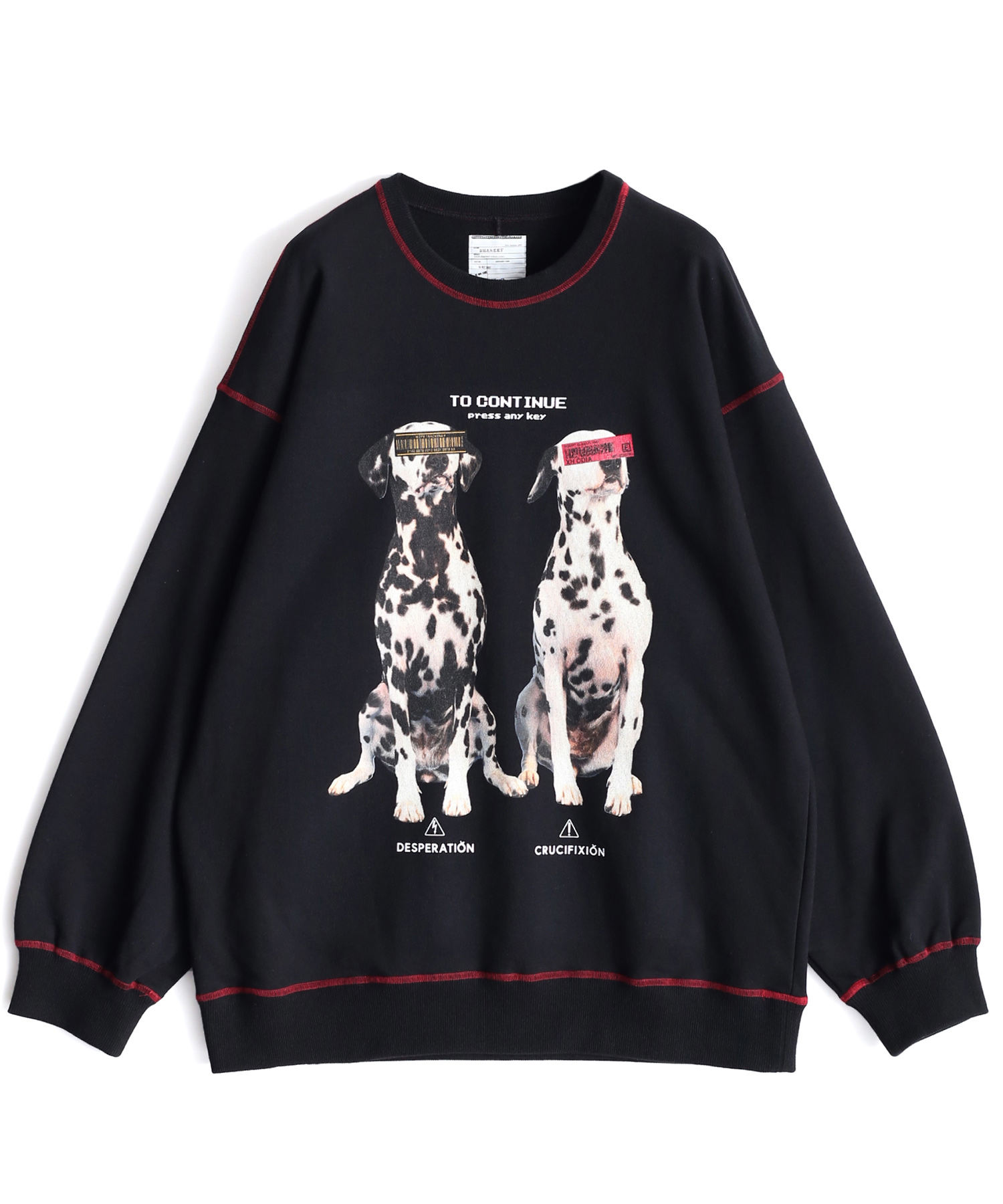 "DALMATIAN" BIG SWEAT