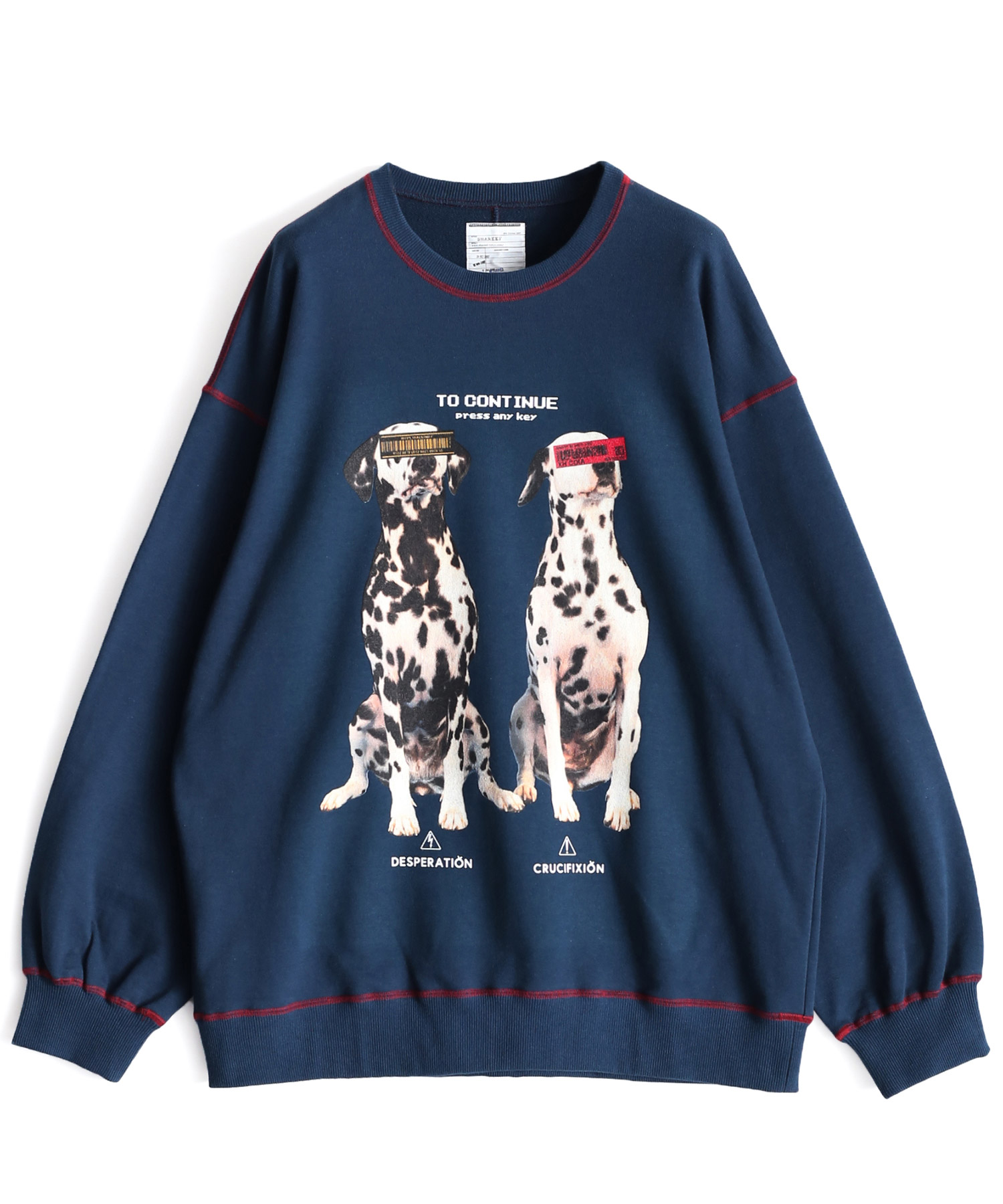 "DALMATIAN" BIG SWEAT