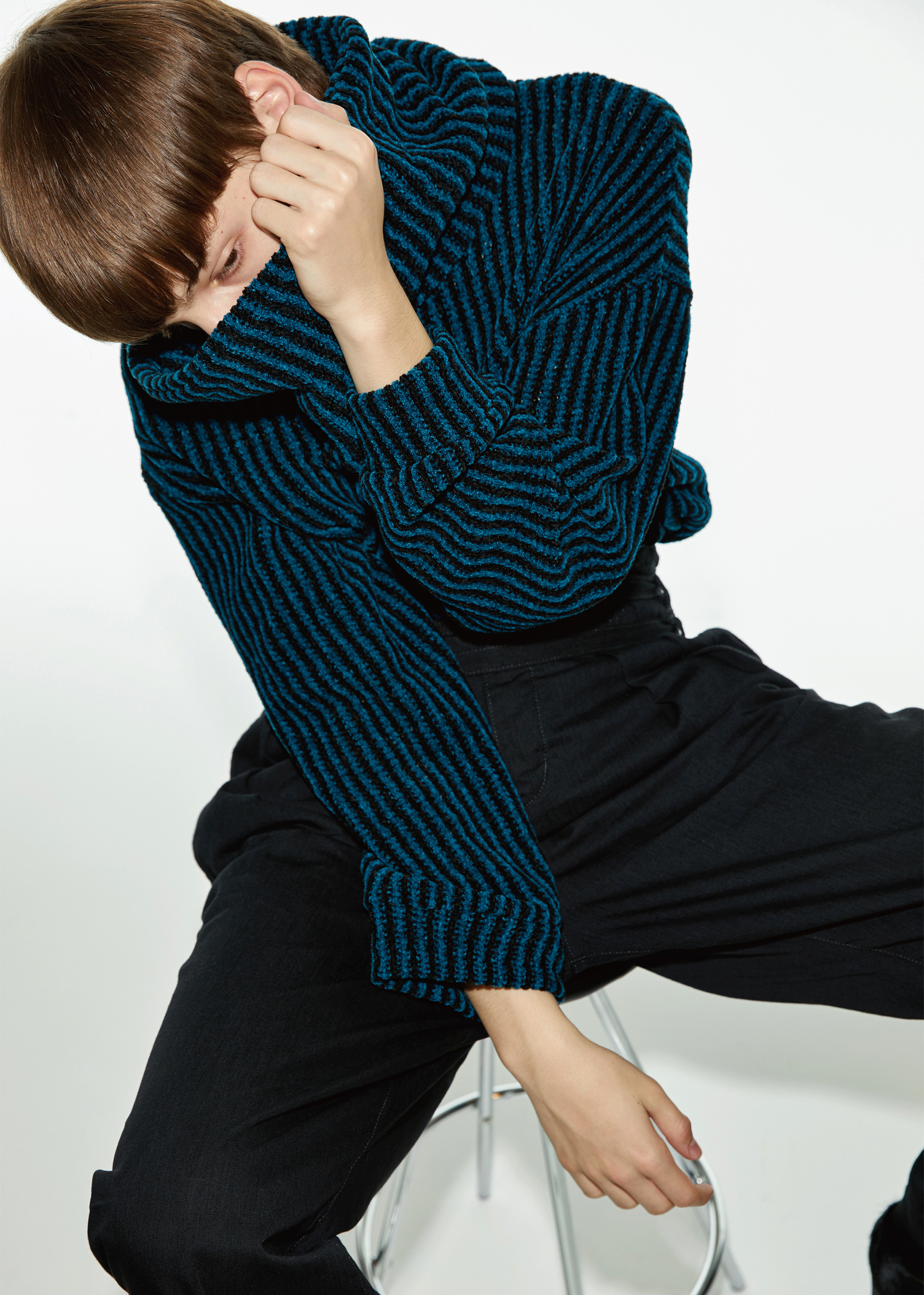 MOLE STRIPE P/O (REMOVABLE NECK)