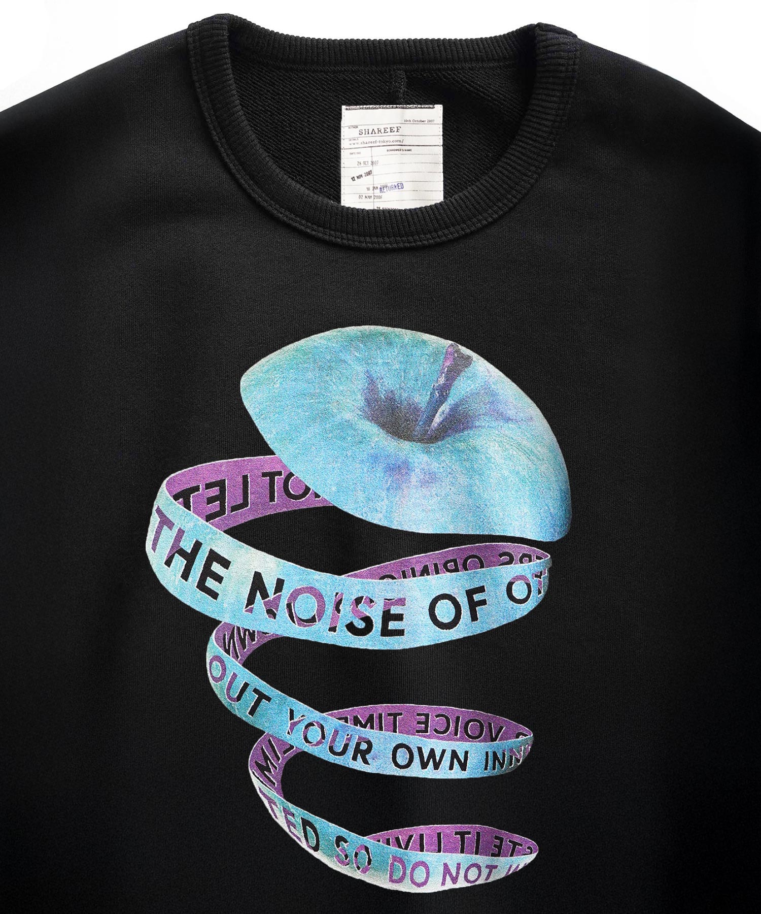 "APPLE PEEL" BIG SWEAT