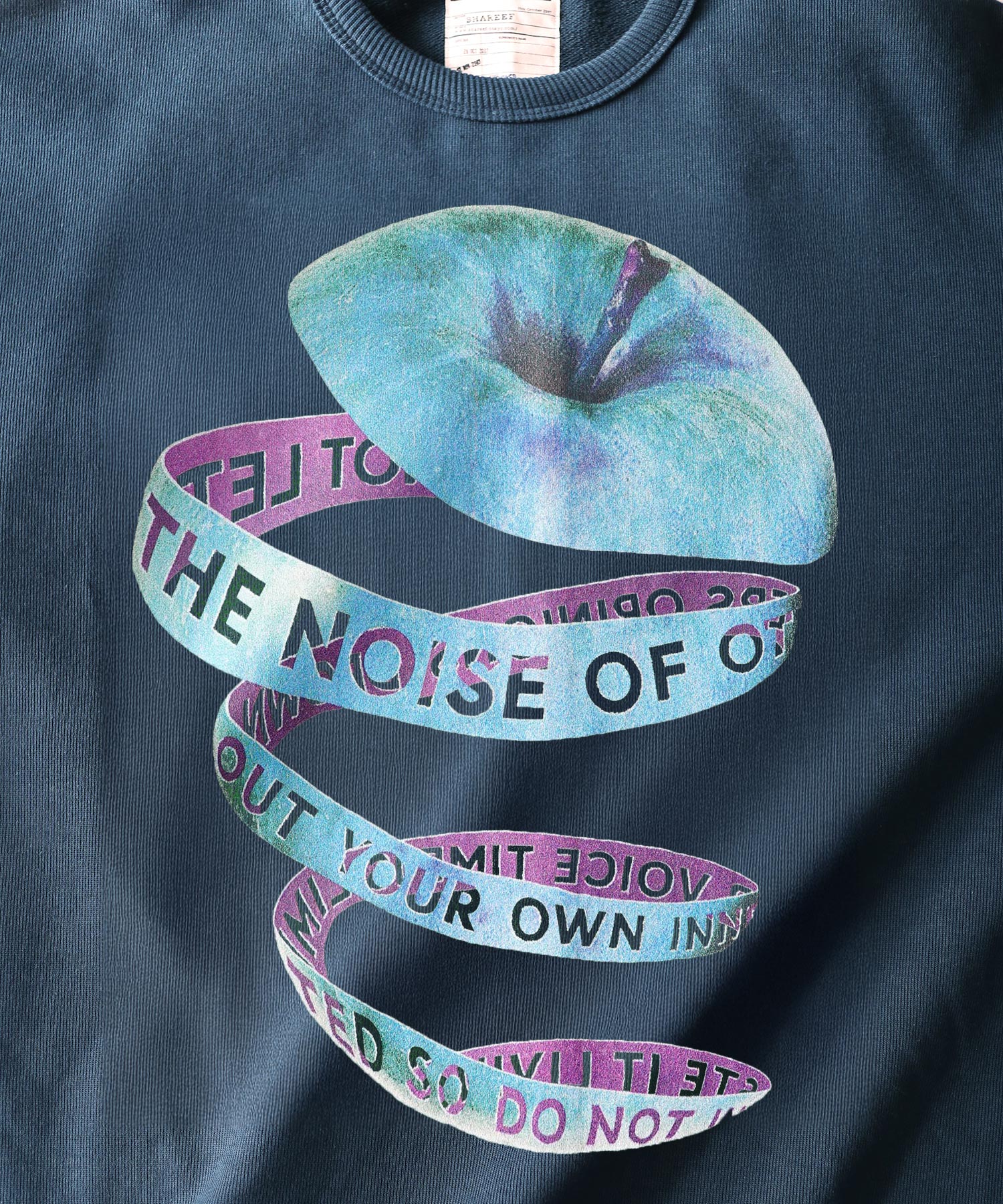 "APPLE PEEL" BIG SWEAT