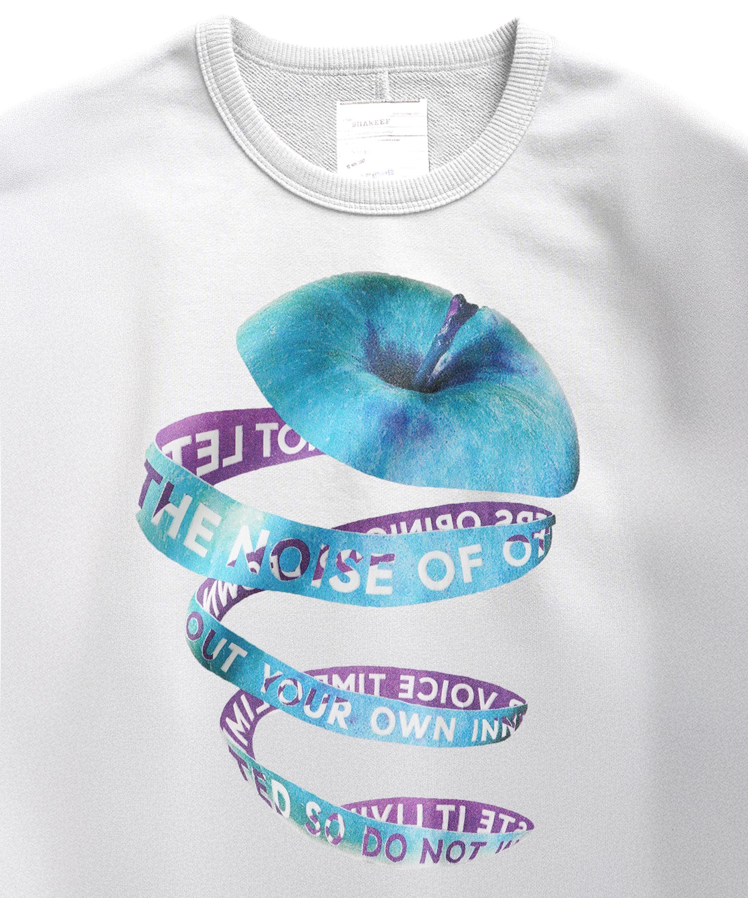 "APPLE PEEL" BIG SWEAT