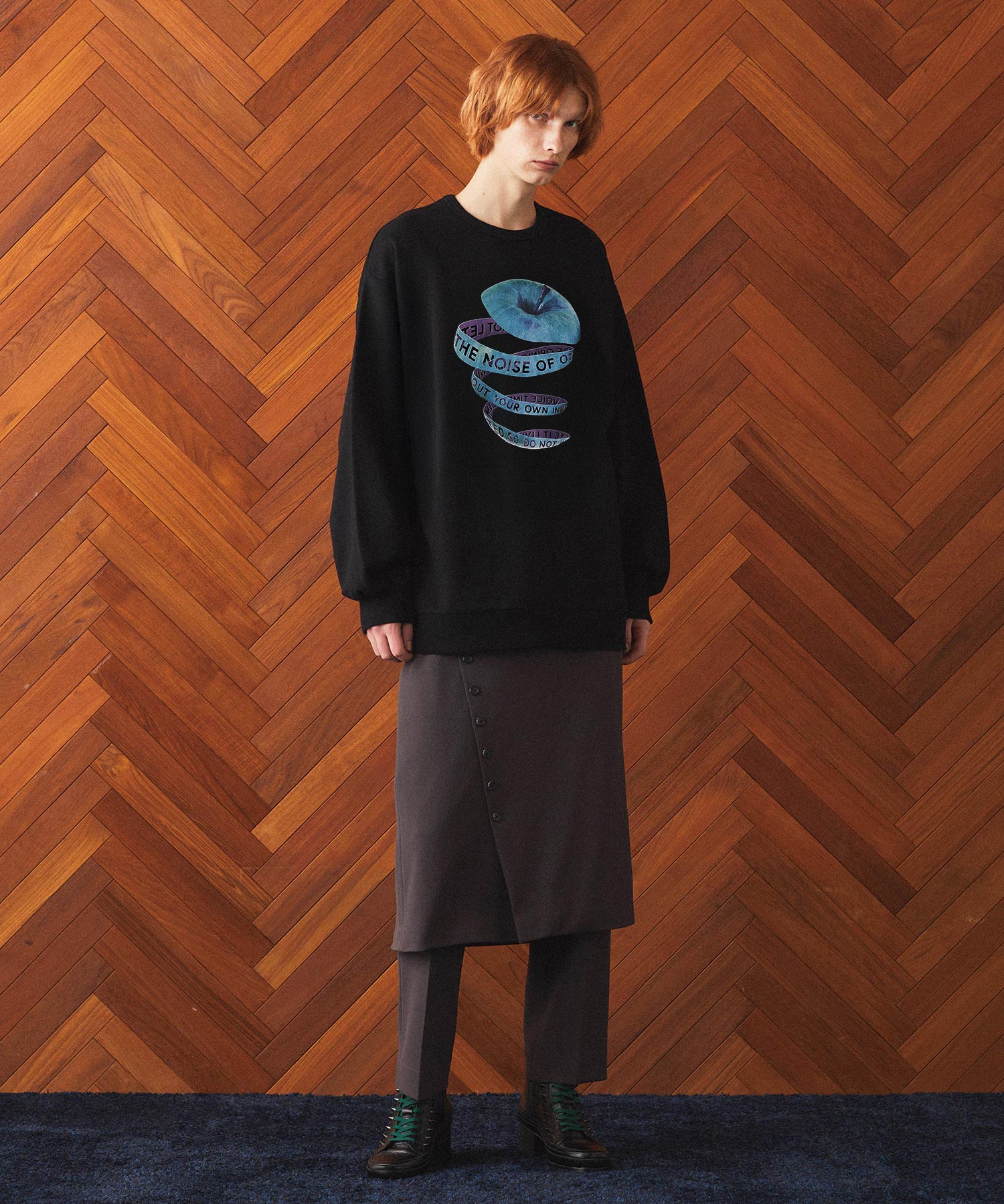 "APPLE PEEL" BIG SWEAT