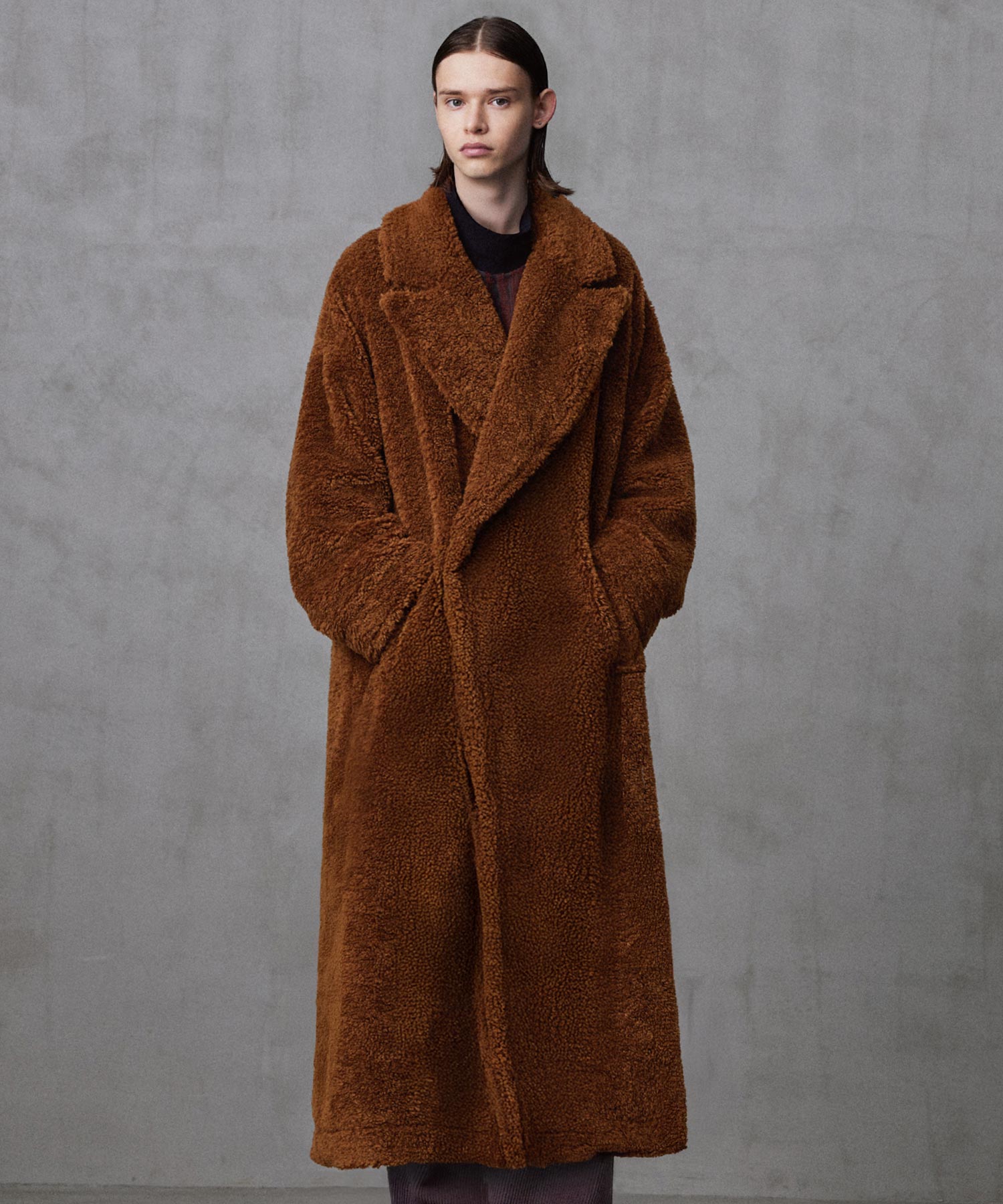 ECO FUR LONG COAT