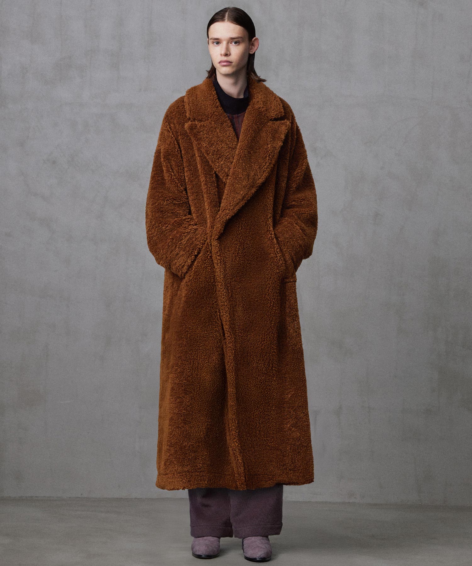 ECO FUR LONG COAT